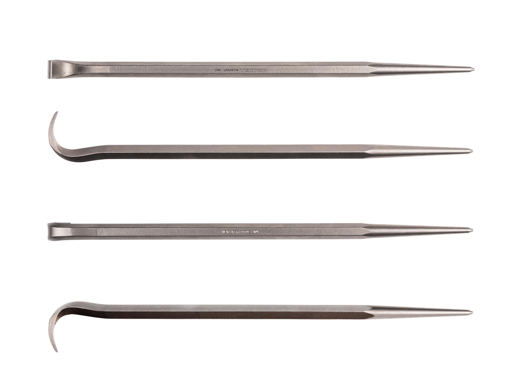 Side view of Tekton 18 inch full-size pry bar. Item #LHX38118