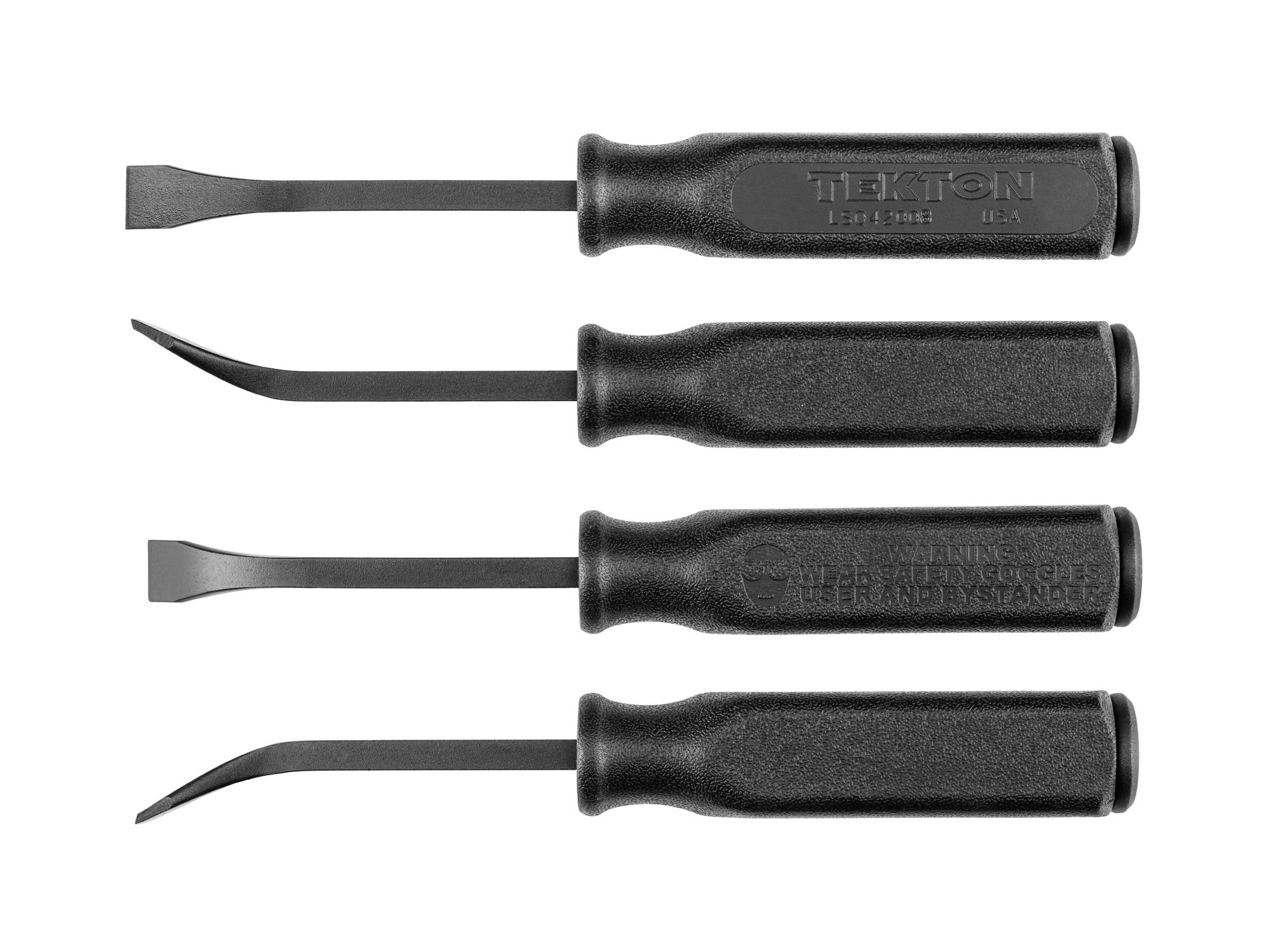 Side view of Tekton 8 inch full-size pry bar. Item #LSQ42008