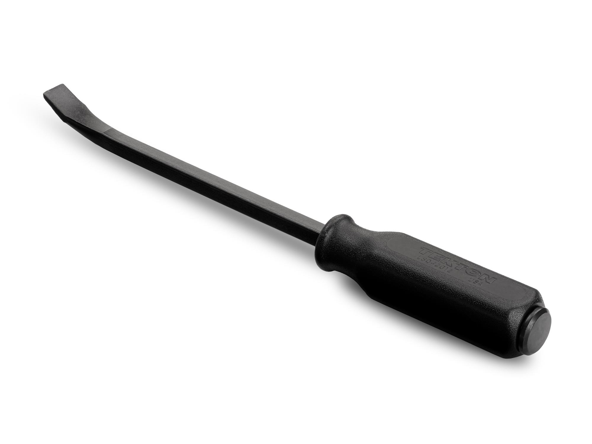 Back angle view of Tekton 12 inch full-size pry bar. Item #LSQ42012