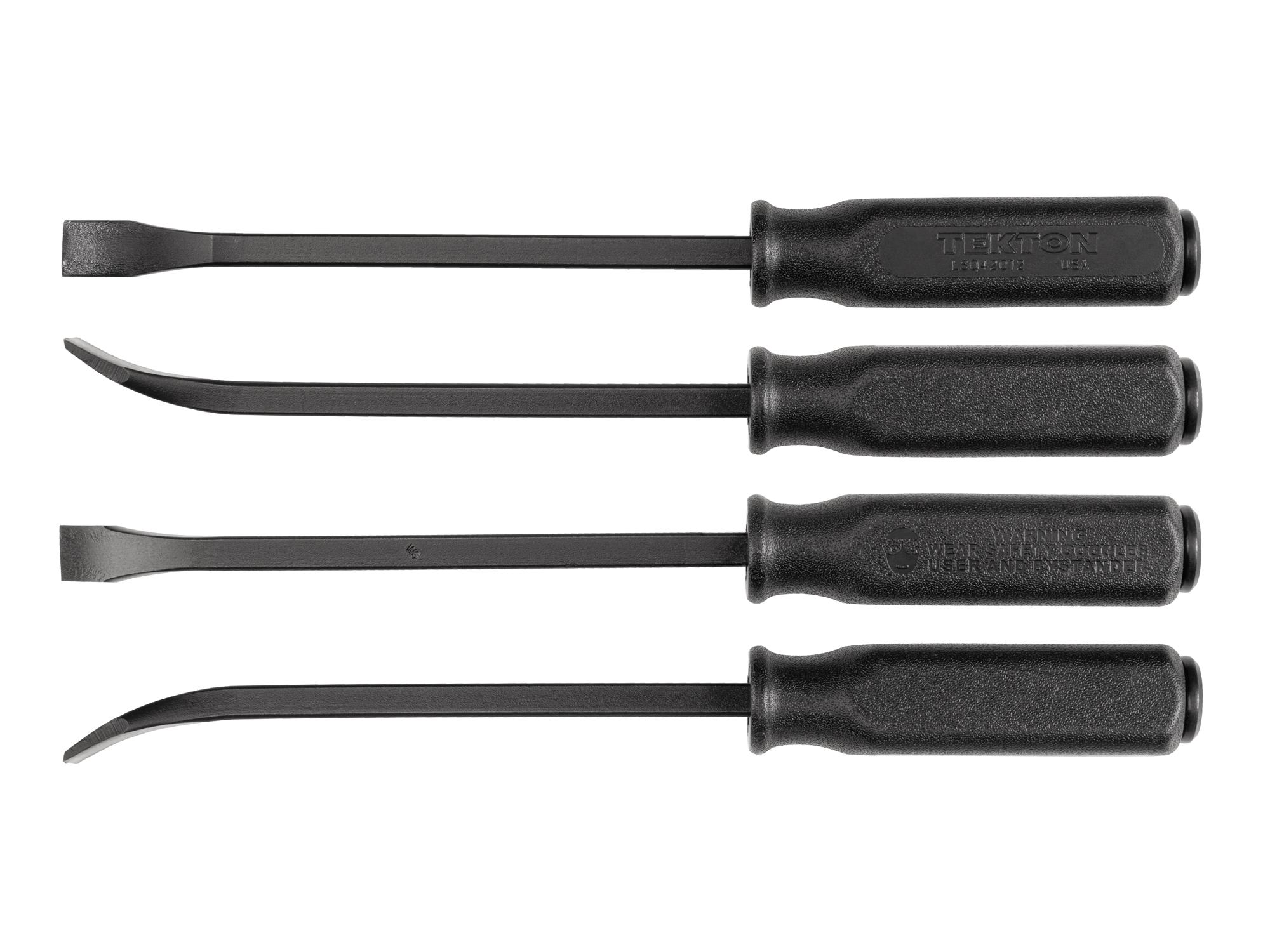 Closeup view of Tekton 12 inch full-size pry bar. Item #LSQ42012