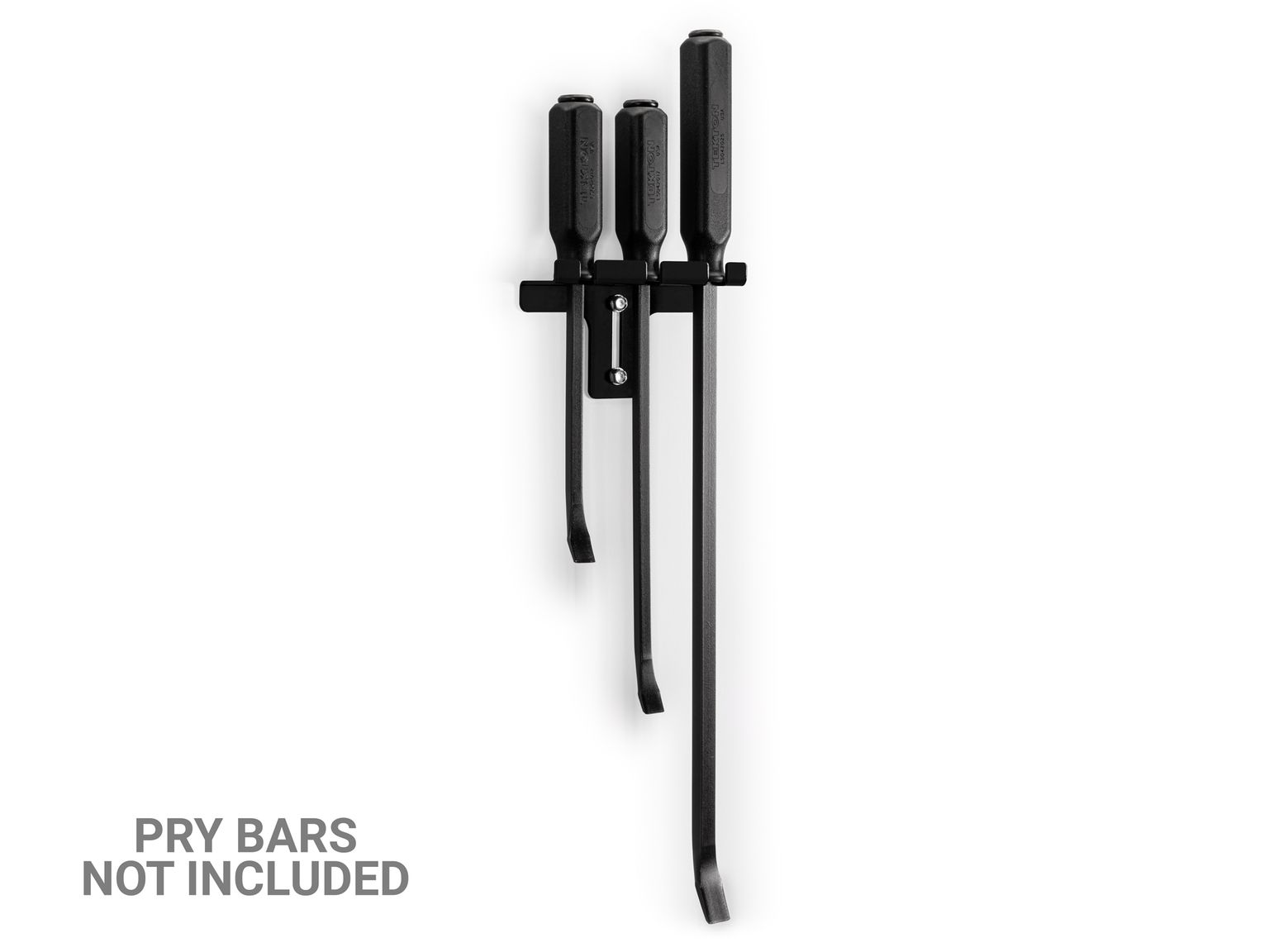 Back angle view of Tekton hanger full-size pry bar set. Item #OPW11003
