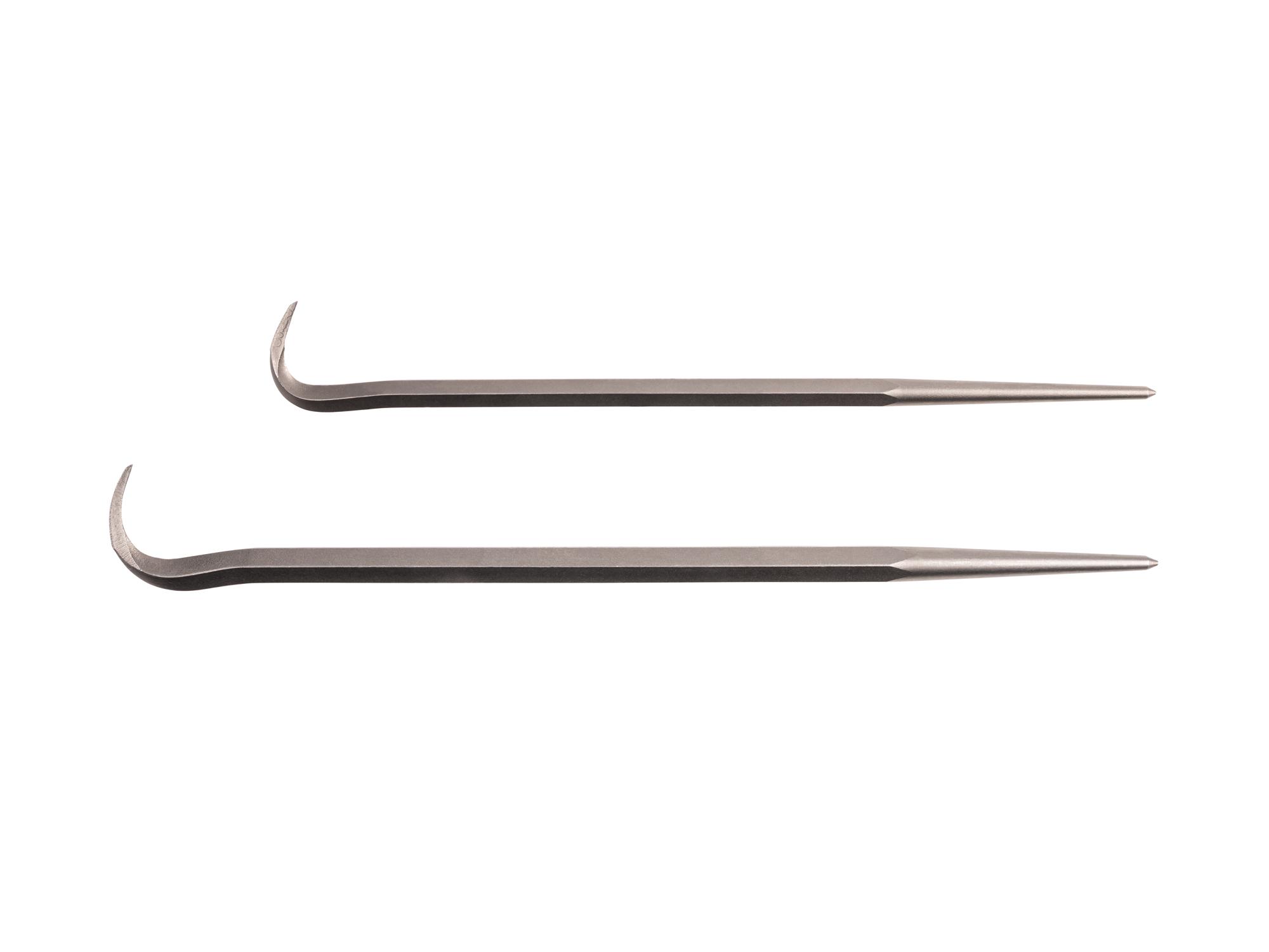 Side view of Tekton 15, 18 inch full-size pry bar set. Item #LHX90801