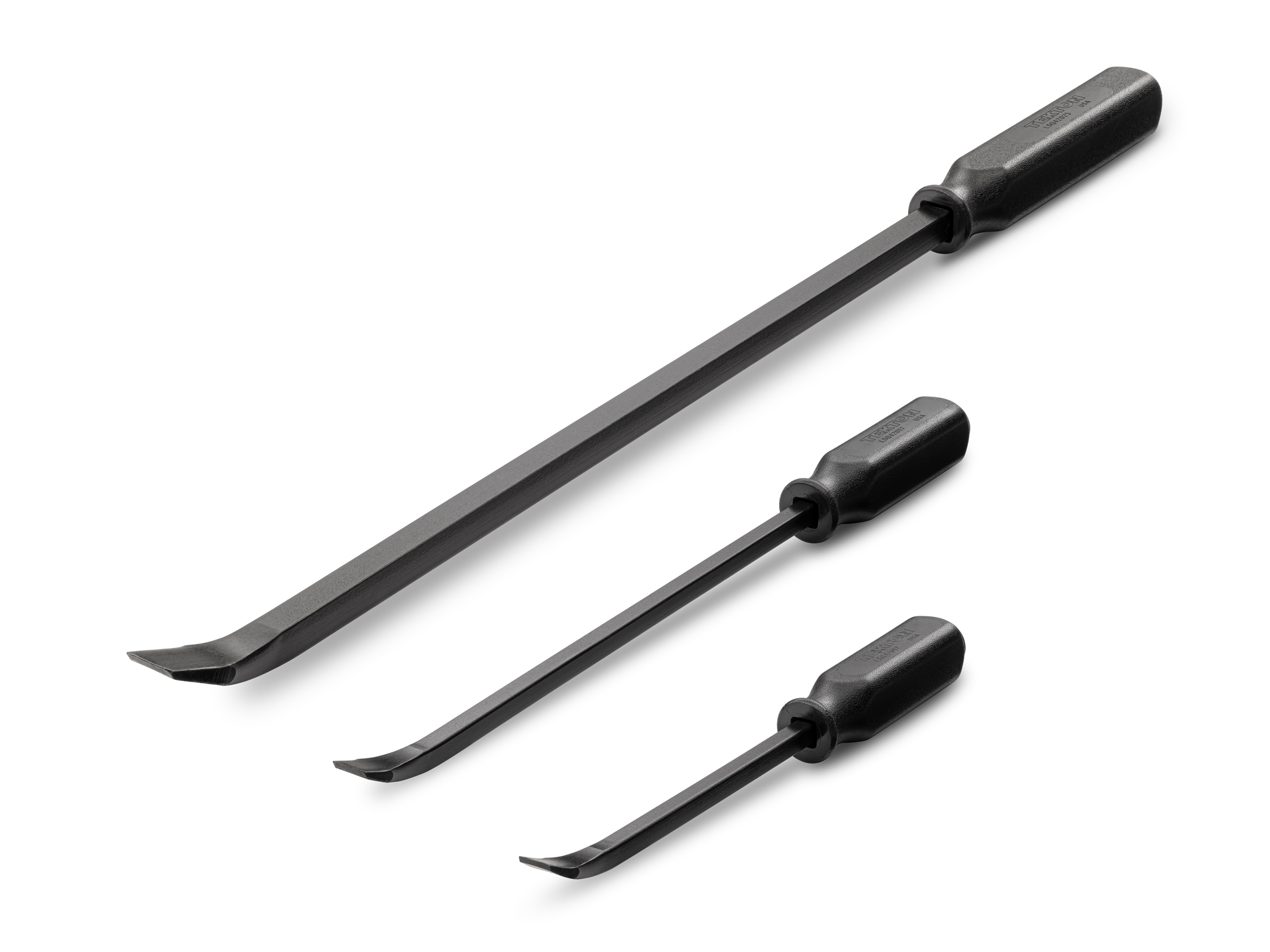 TEKTON Angled End Handled Pry Bar Set, 3-Piece (12, 17, 25 in.)