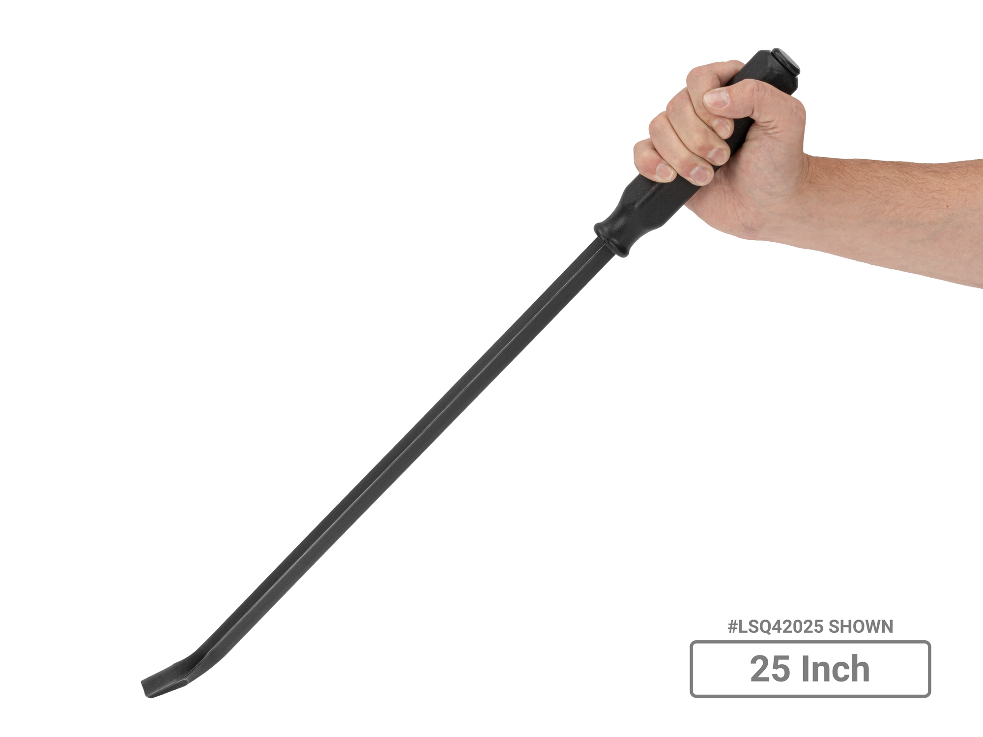 Made in the USA with strong bar stock, steel striking cap, and a durable handle.LSQ42025.