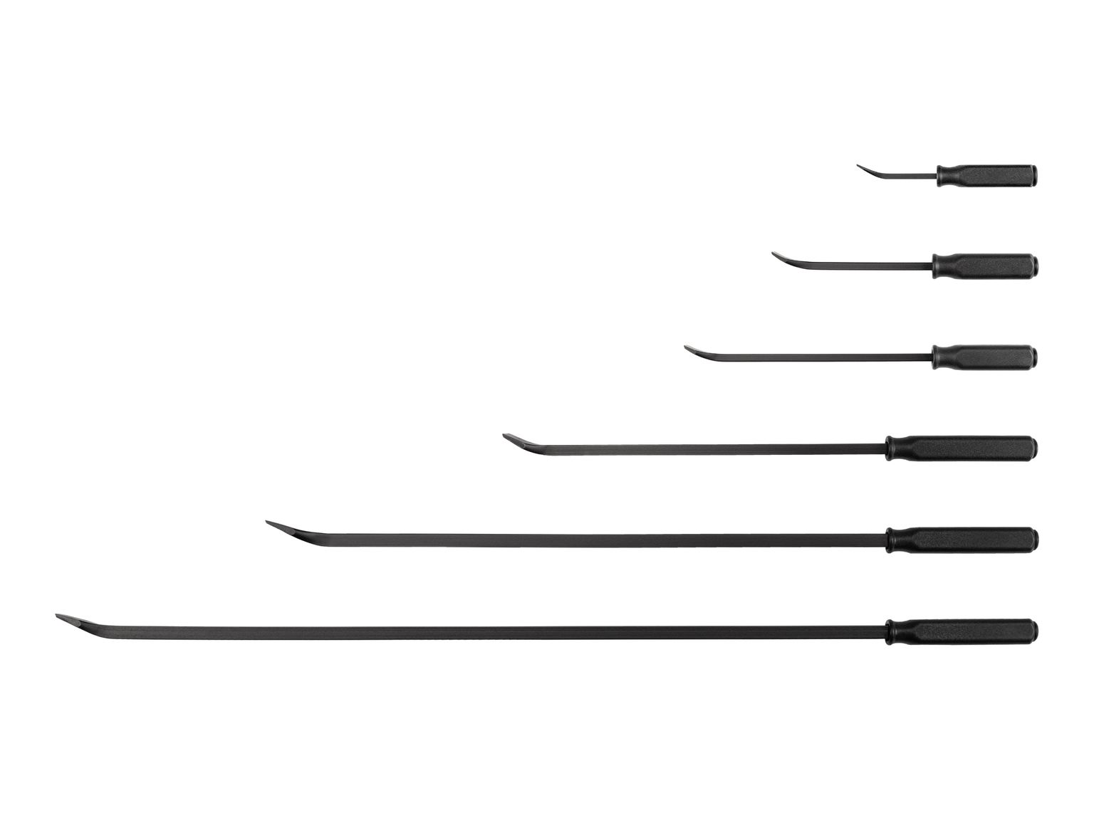 TEKTON Angled End Pry Bar Set, 6-Piece (8, 12, 17, 25, 36, 45 in.)
