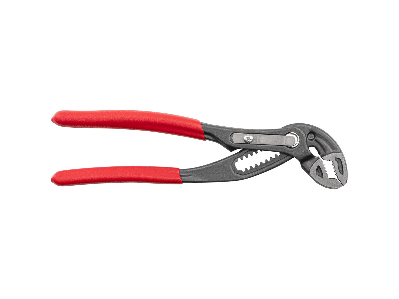 TEKTON 7 Inch Angle Nose Push Button Adjustable Pliers