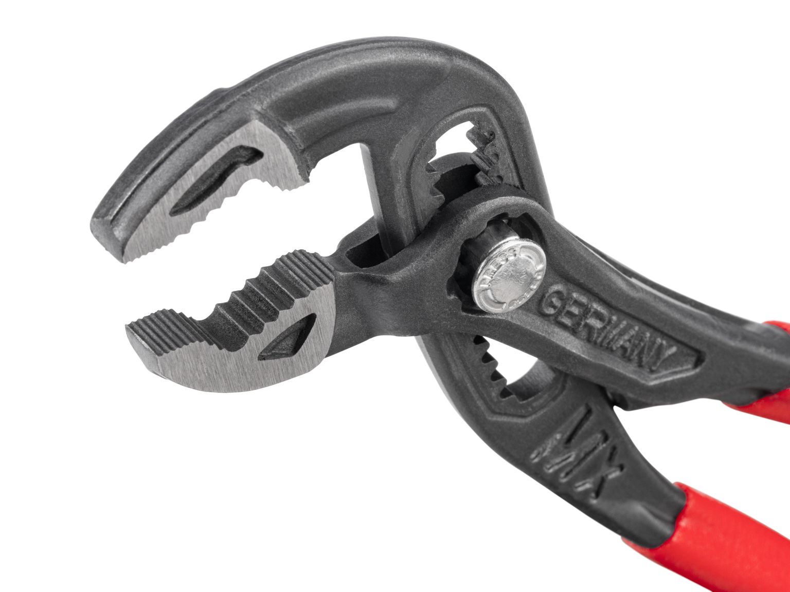 TEKTON 7 Inch Angle Nose Push Button Adjustable Pliers