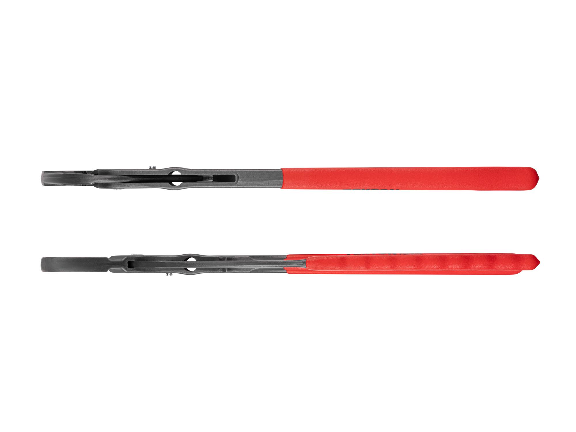 Side view of Tekton 16 inch gripping pliers. Item #PGA36316