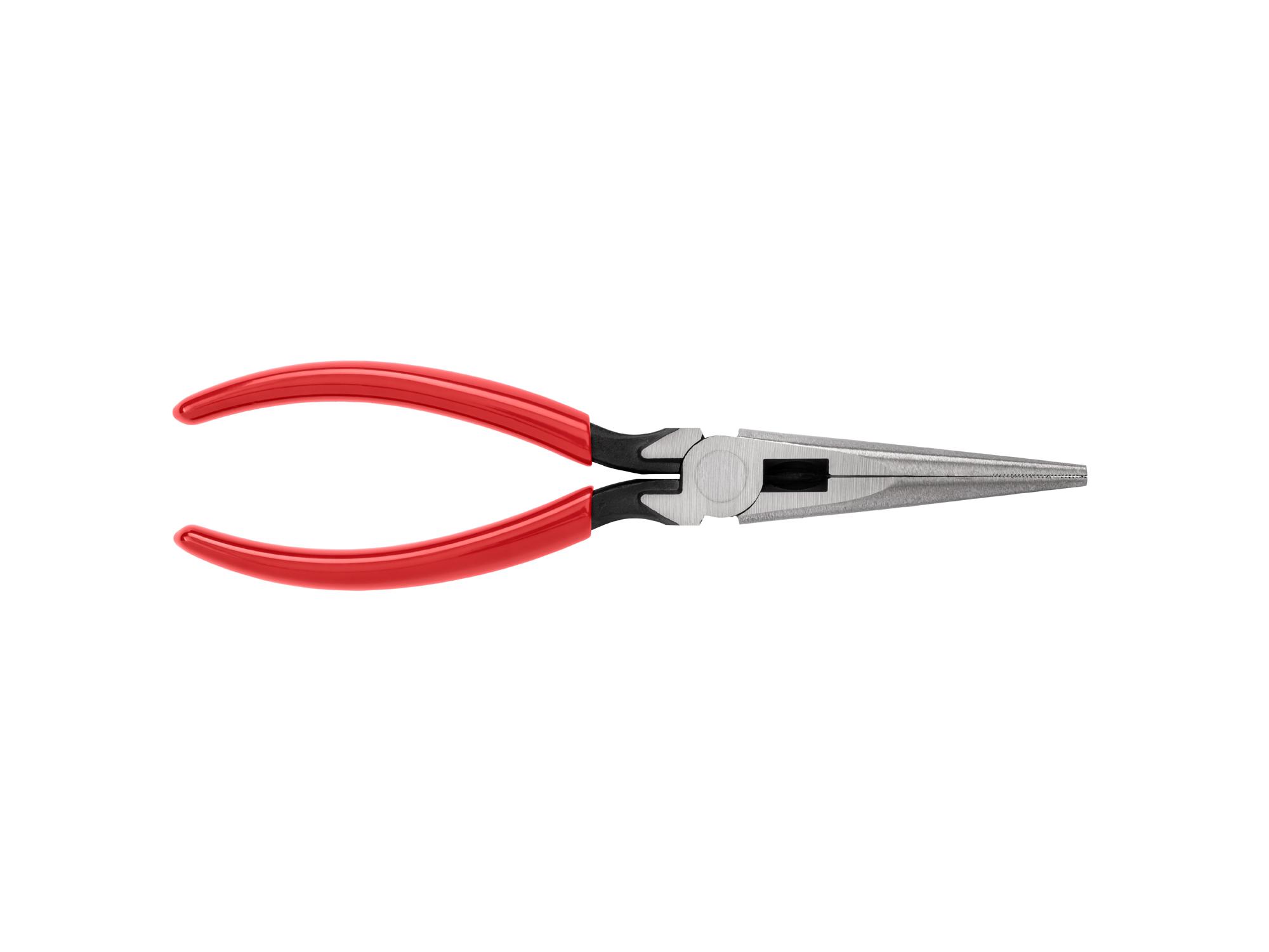 TEKTON 7 Inch Serrated Jaw Long Nose Pliers