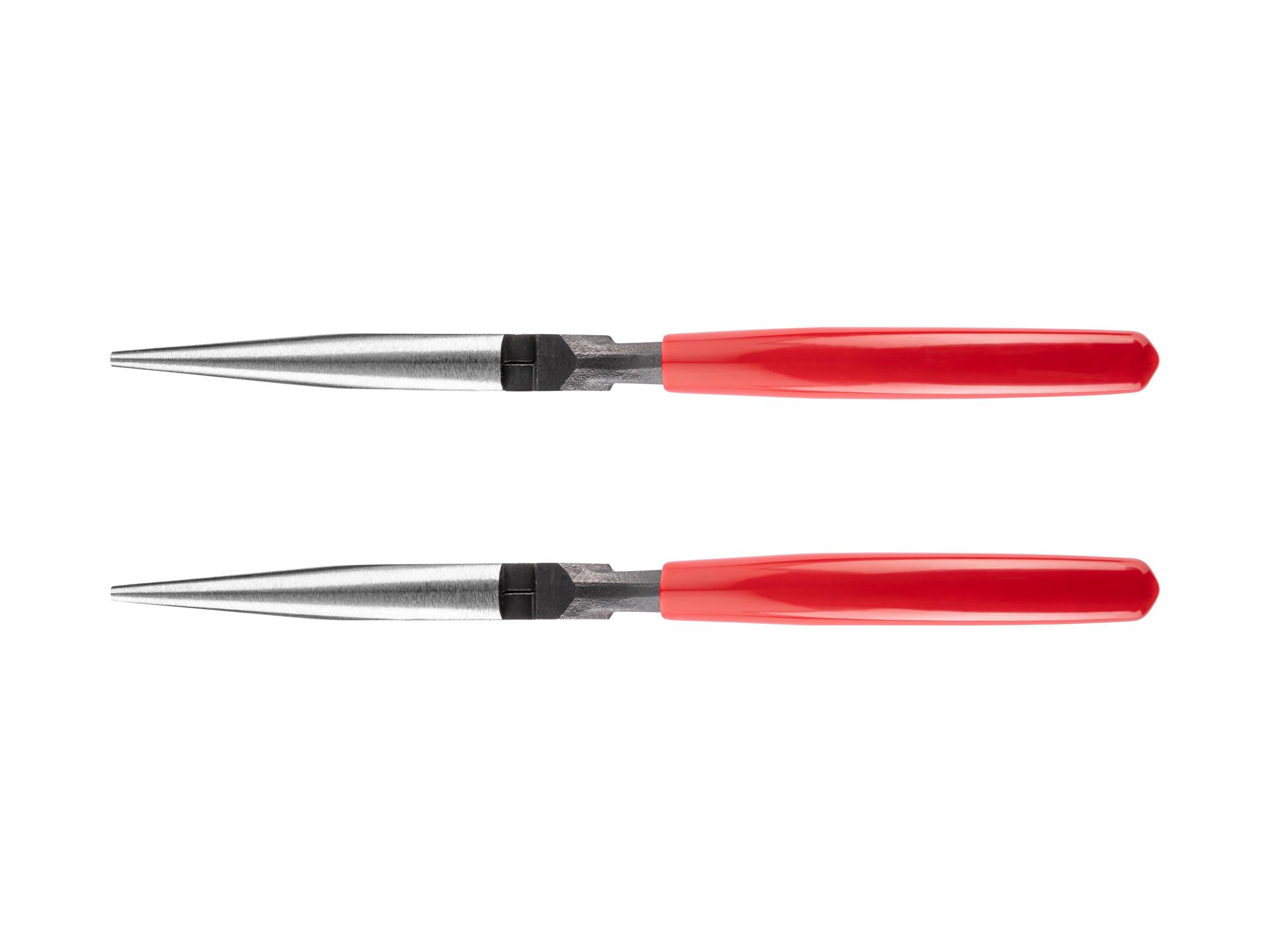 TEKTON 7 Inch Serrated Jaw Long Nose Pliers
