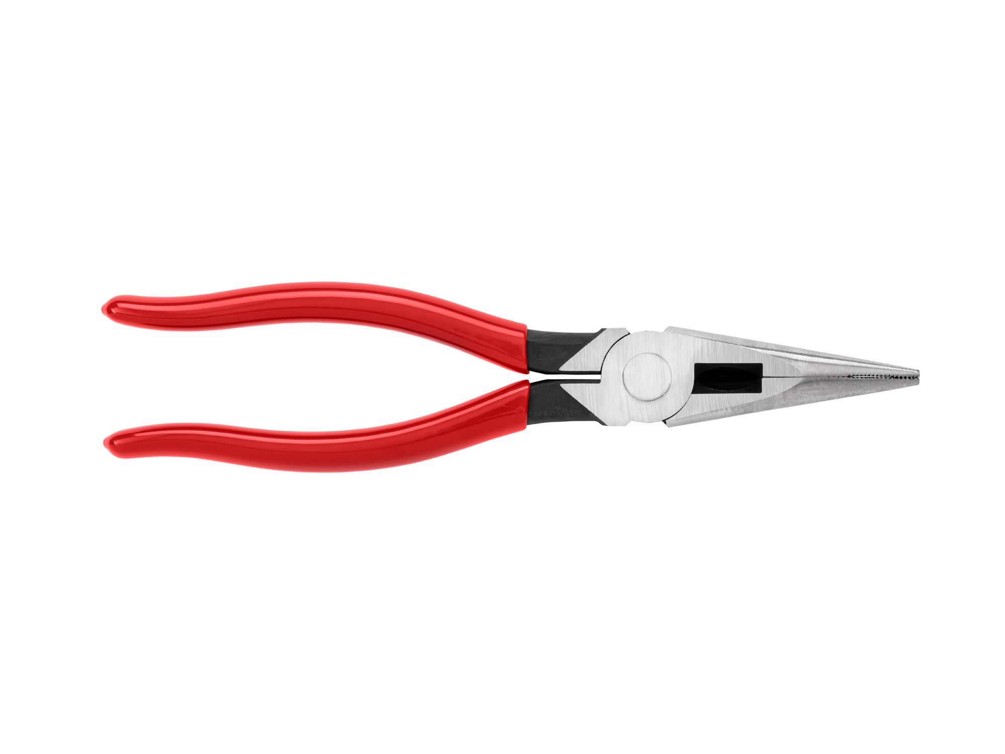 TEKTON 8 Inch Serrated Jaw Long Nose Pliers
