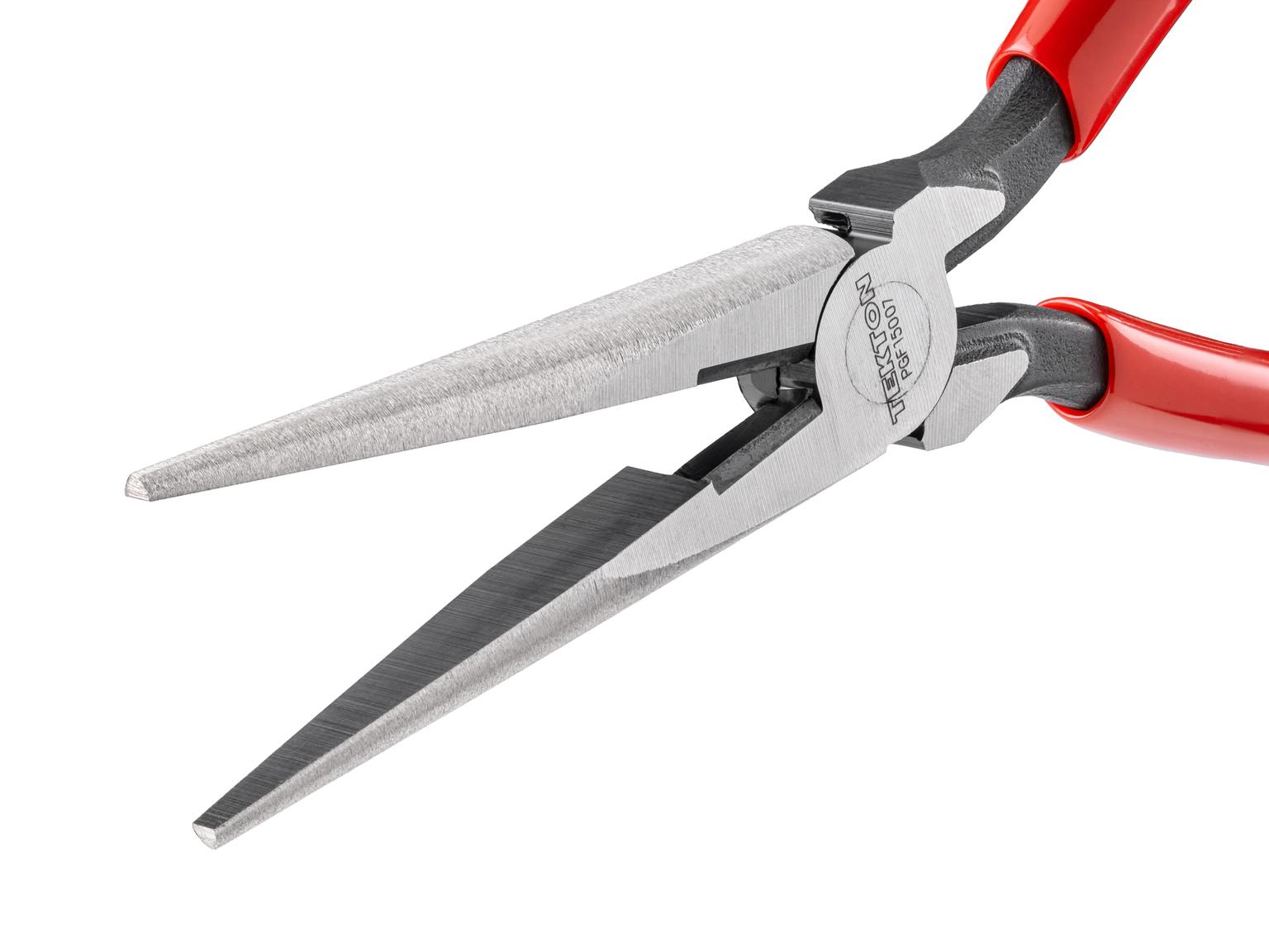 TEKTON 7 Inch Smooth Jaw Long Nose Pliers