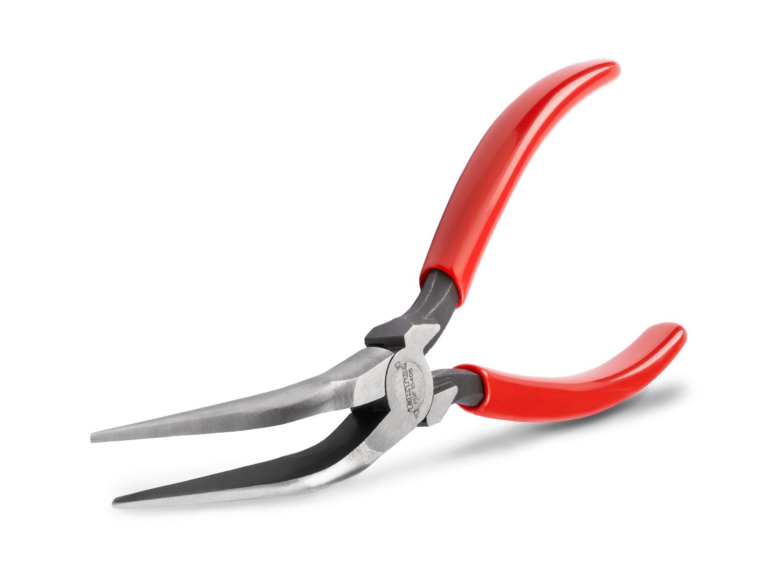 Front-right angle view of Tekton 6 inch gripping pliers set. Item #PGF15406
