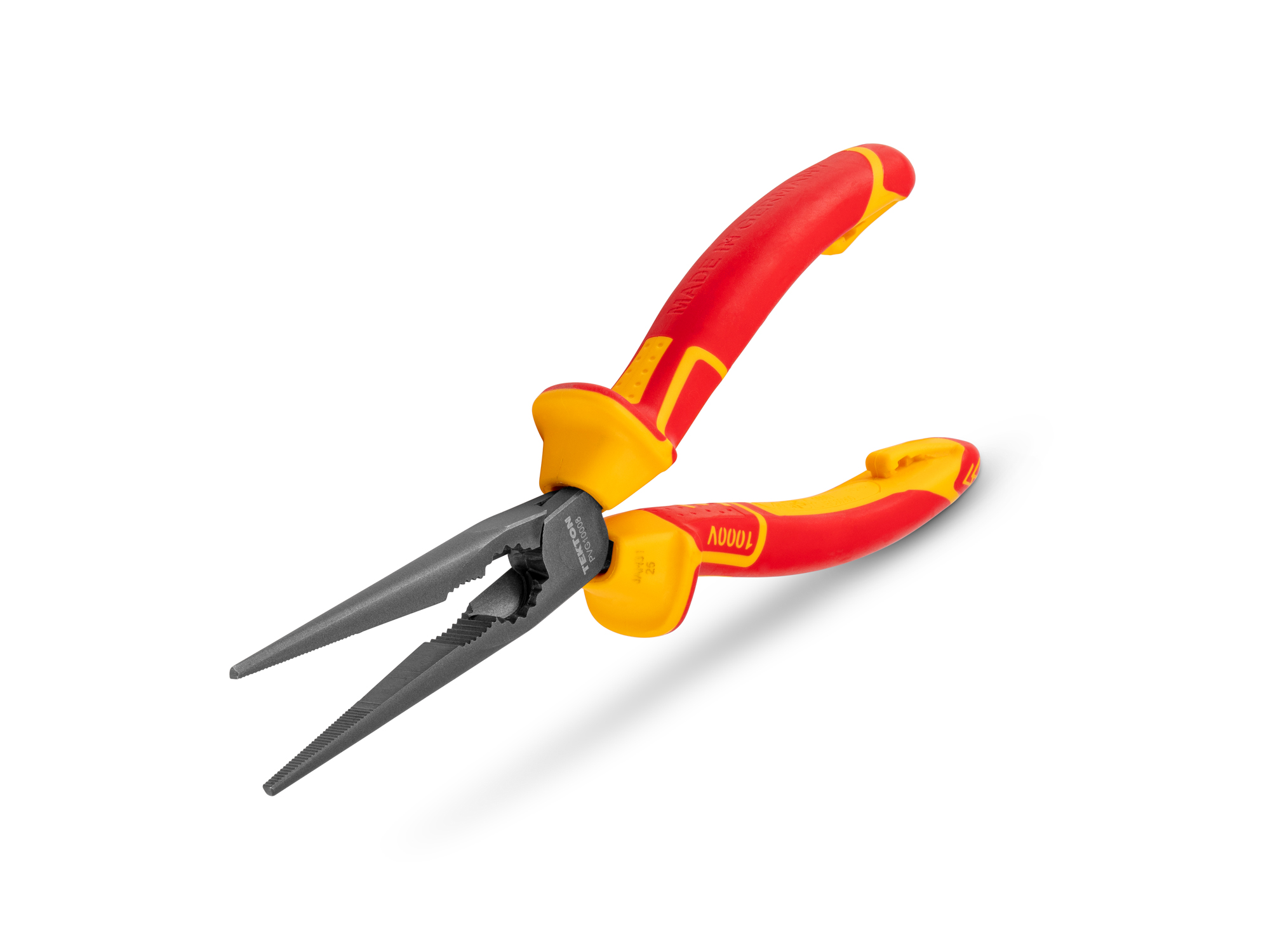 8 Inch Insulated Long Nose Pliers | TEKTON