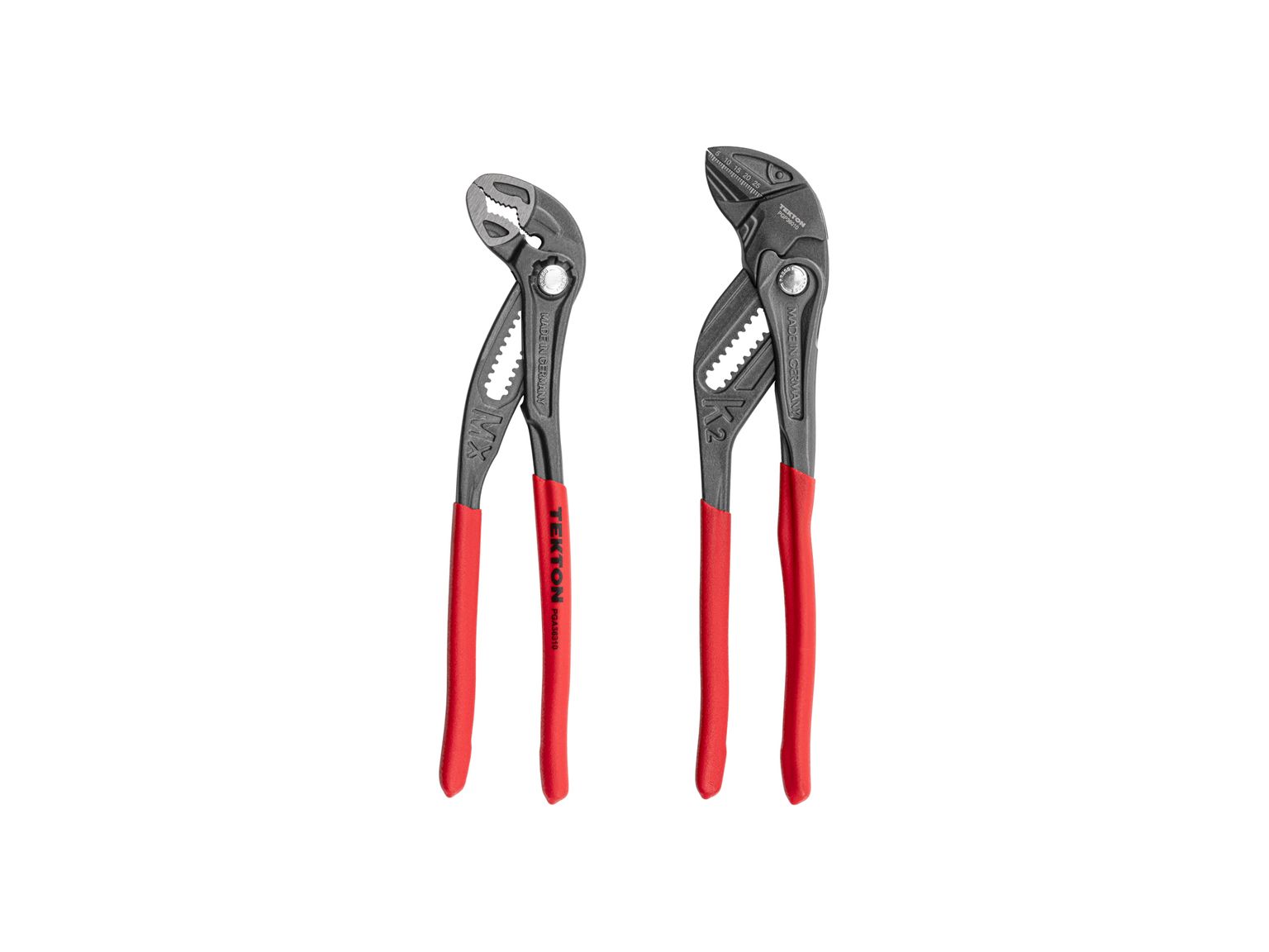 Pliers Set, 2-Piece (Pliers Wrench and Push Button Adjustable)