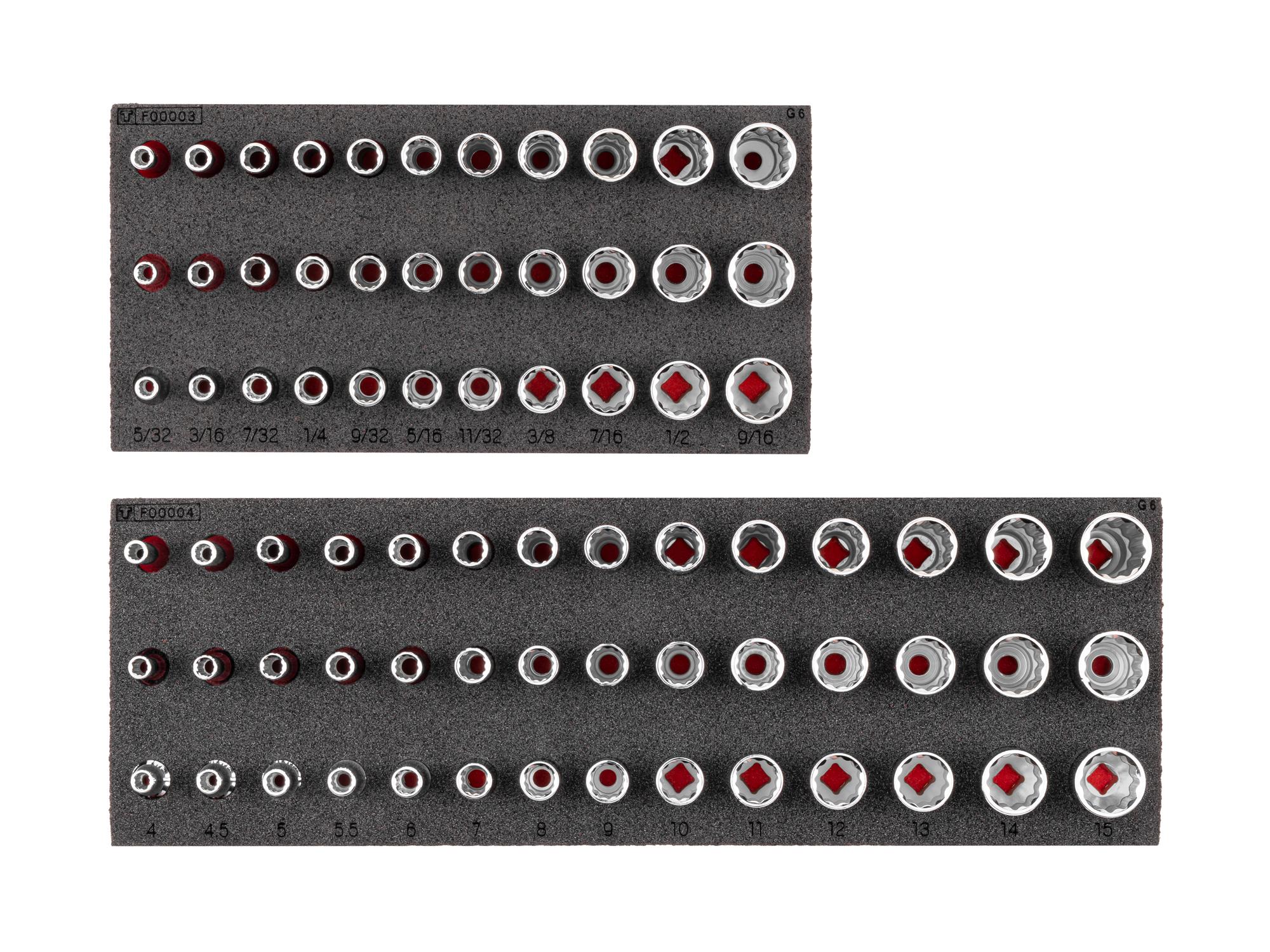 Socket Set with Foam Organizers (75-Piece)