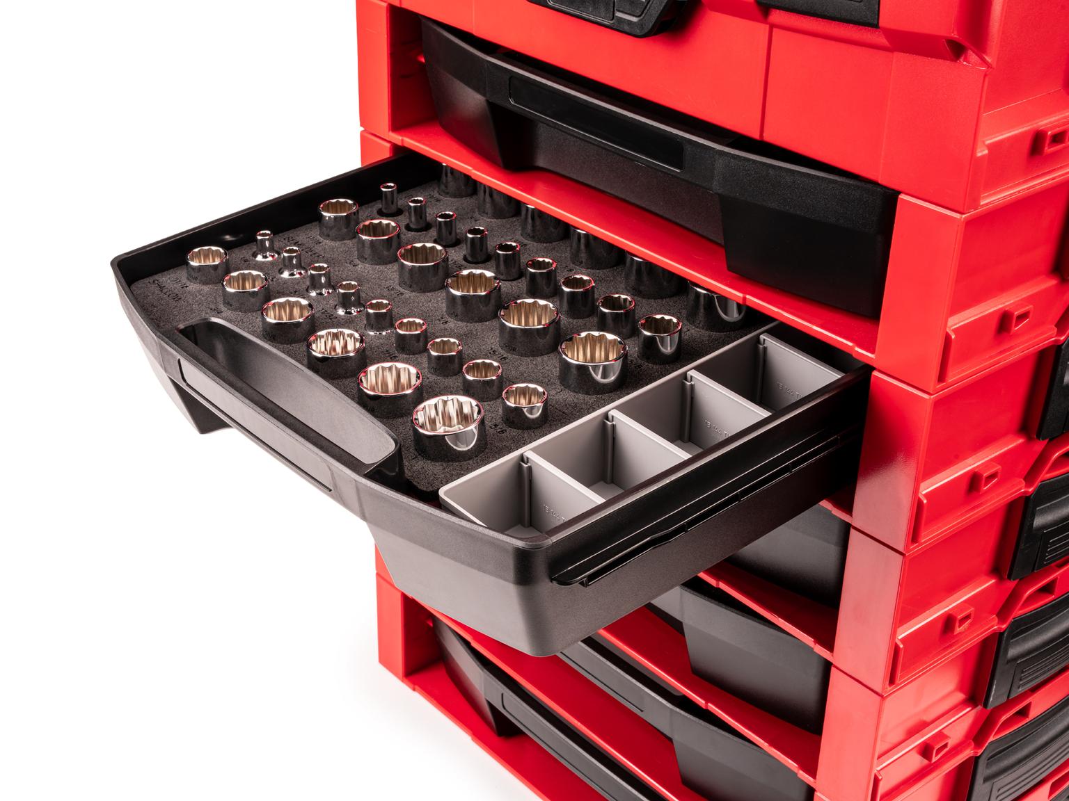 Example shown of Tekton hand drive 12-point socket set. Item #SHD91703