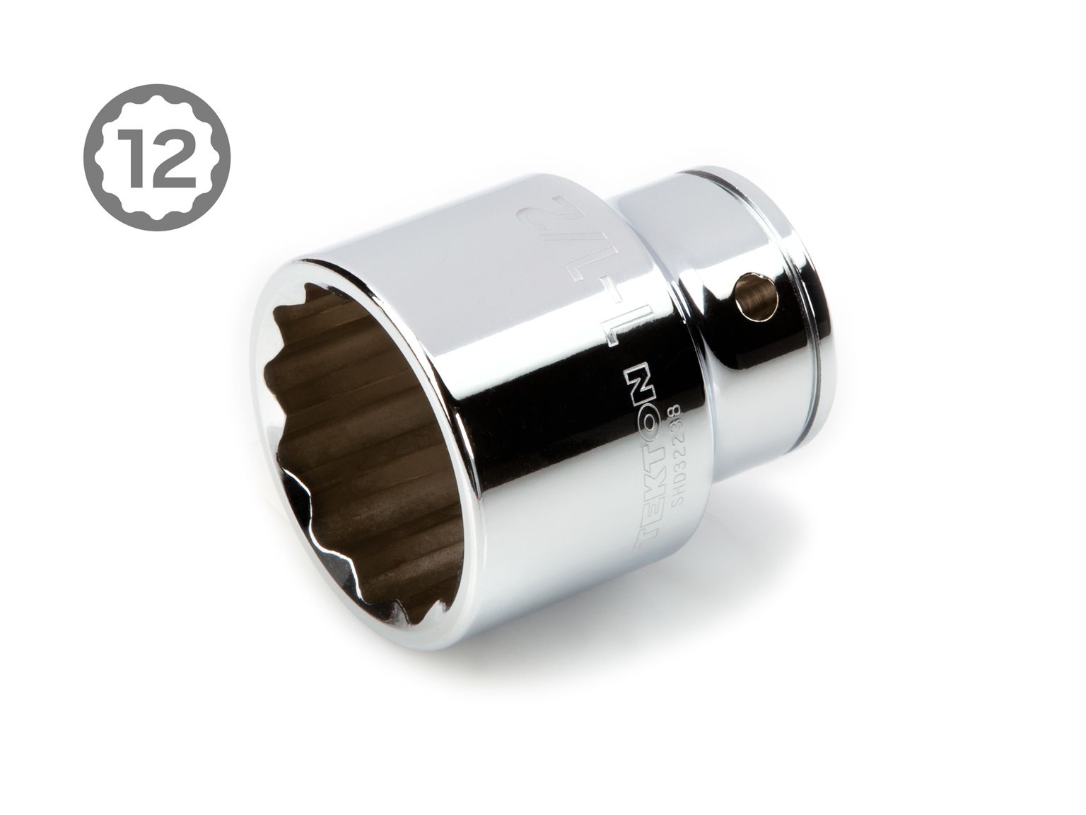 Tekton case hand drive 12-point socket set. Item #SKT35105