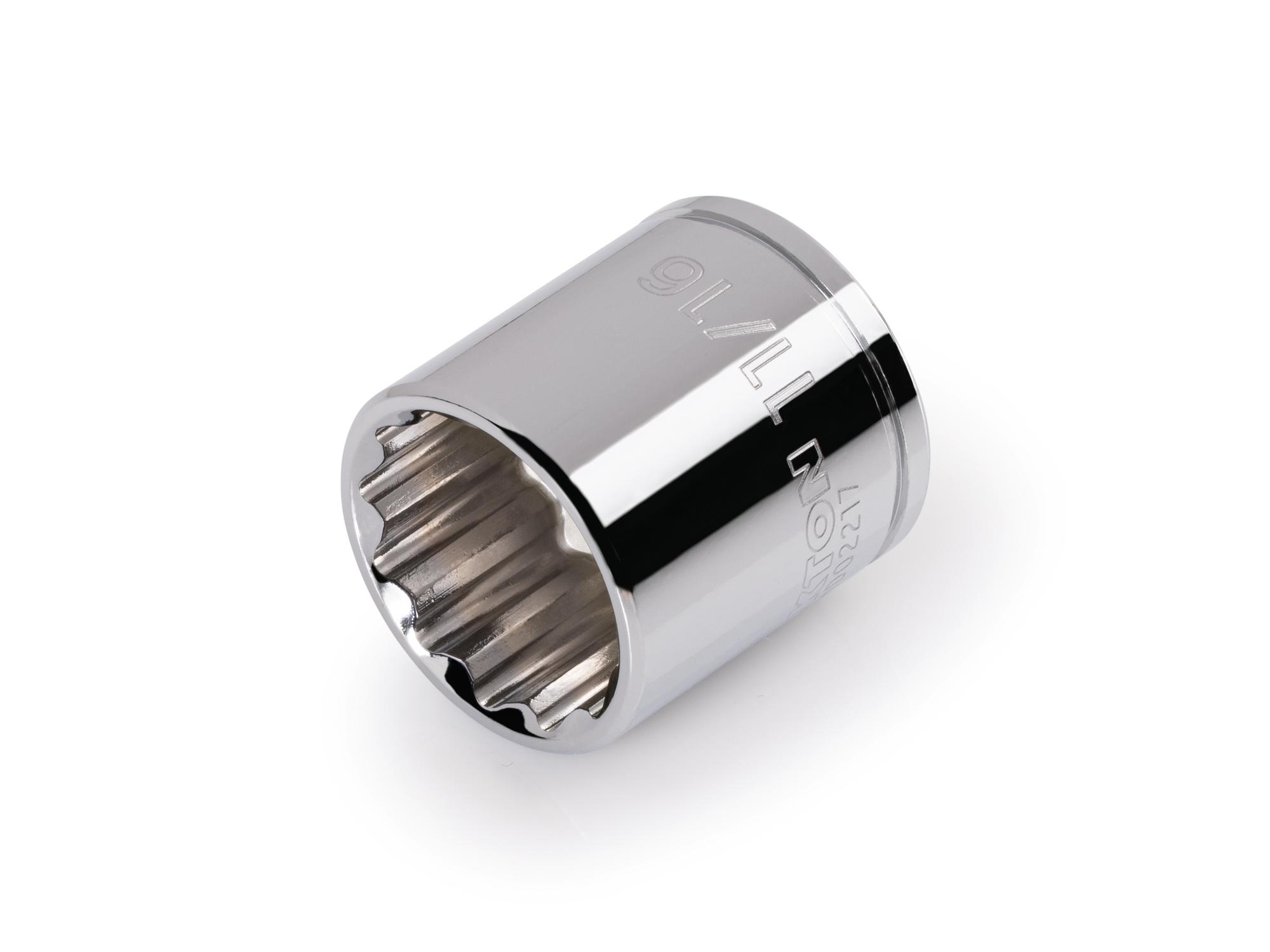 TEKTON 1/4 Inch Drive x 11/16 Inch Shallow 12-Point Socket