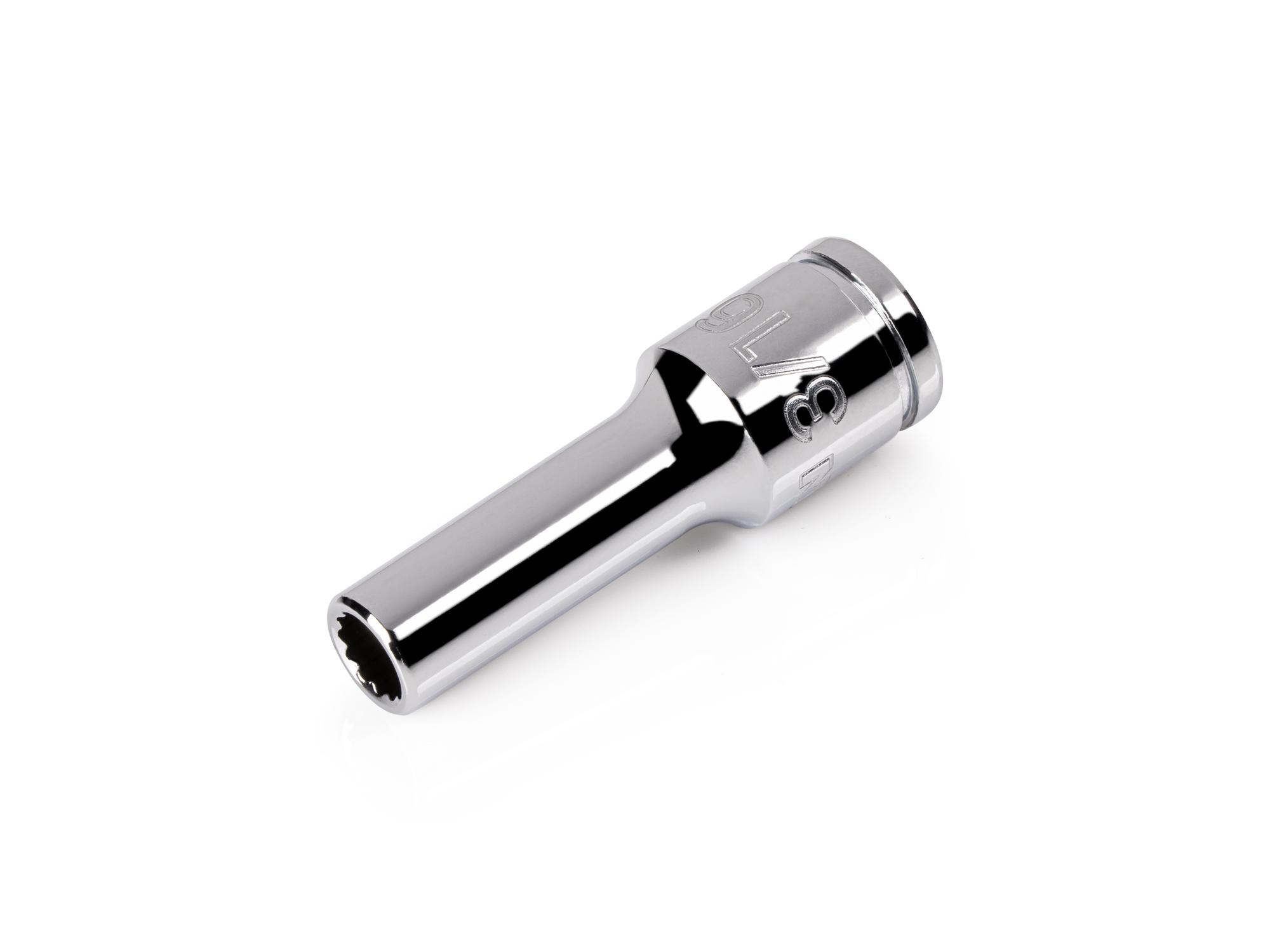TEKTON 1/4 Inch Drive x 3/16 Inch Semi-Deep 12-Point Socket