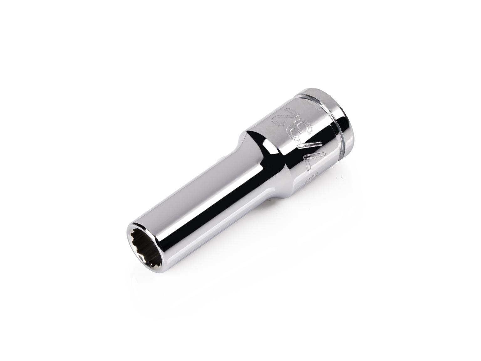 TEKTON 1/4 Inch Drive x 7/32 Inch Semi-Deep 12-Point Socket