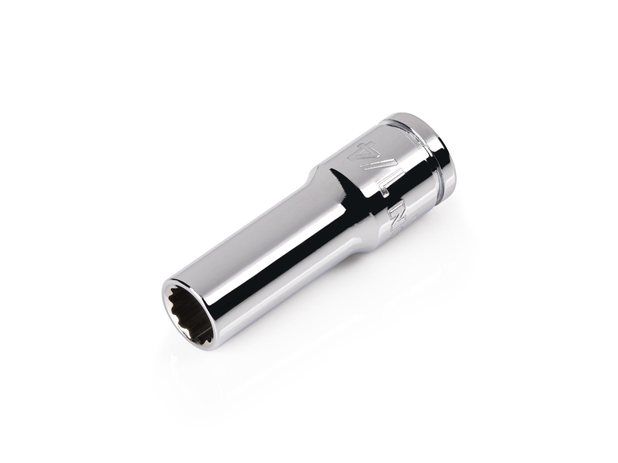 TEKTON 1/4 Inch Drive x 1/4 Inch Semi-Deep 12-Point Socket