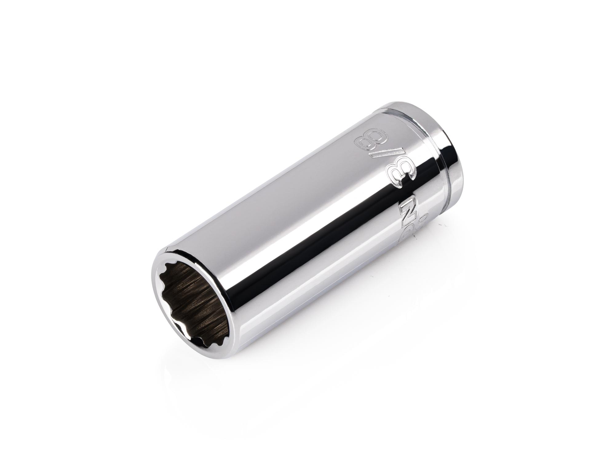 TEKTON 1/4 Inch Drive x 3/8 Inch Semi-Deep 12-Point Socket