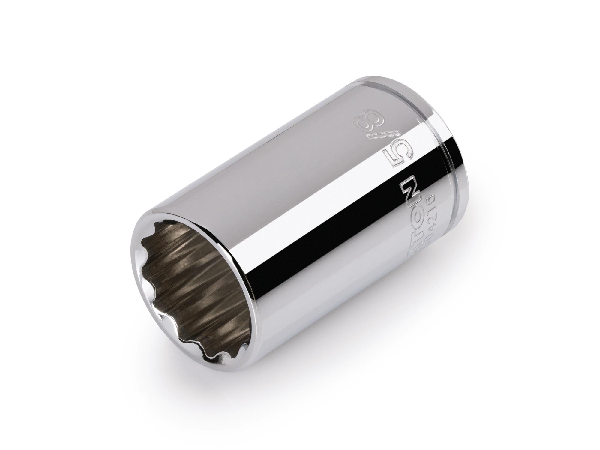 TEKTON 1/4 Inch Drive x 5/8 Inch Semi-Deep 12-Point Socket