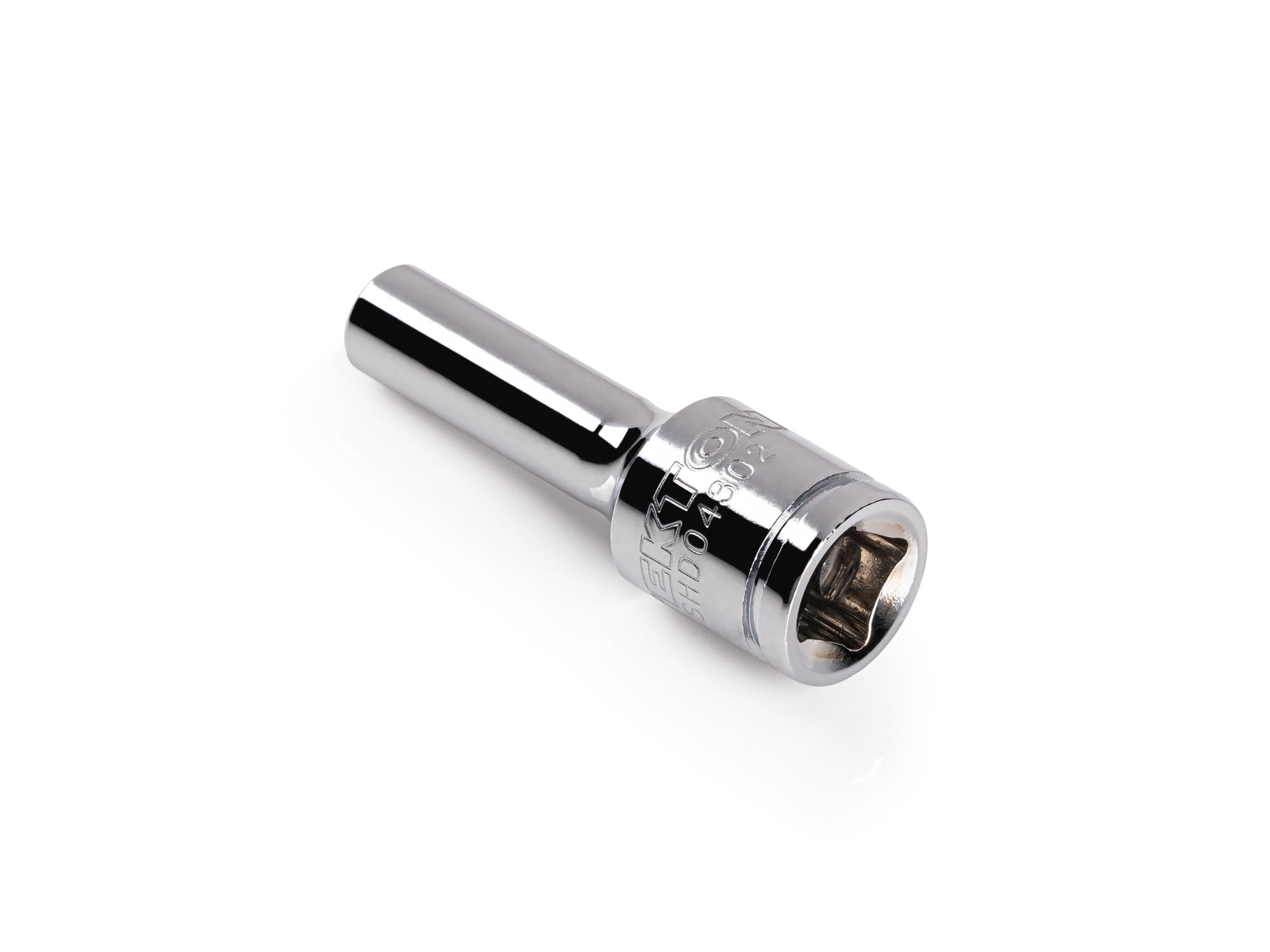 Back angle view of Tekton hand drive 12-point socket. Item #SHD04302