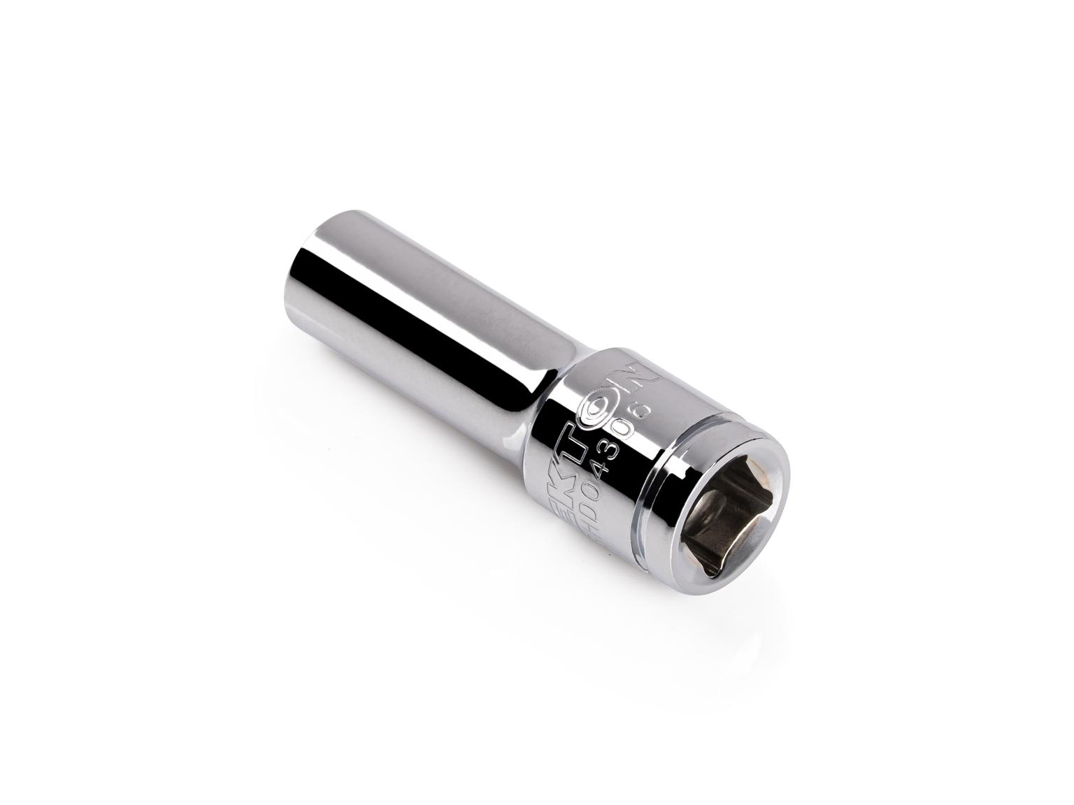 Back angle view of Tekton hand drive 12-point socket. Item #SHD04306