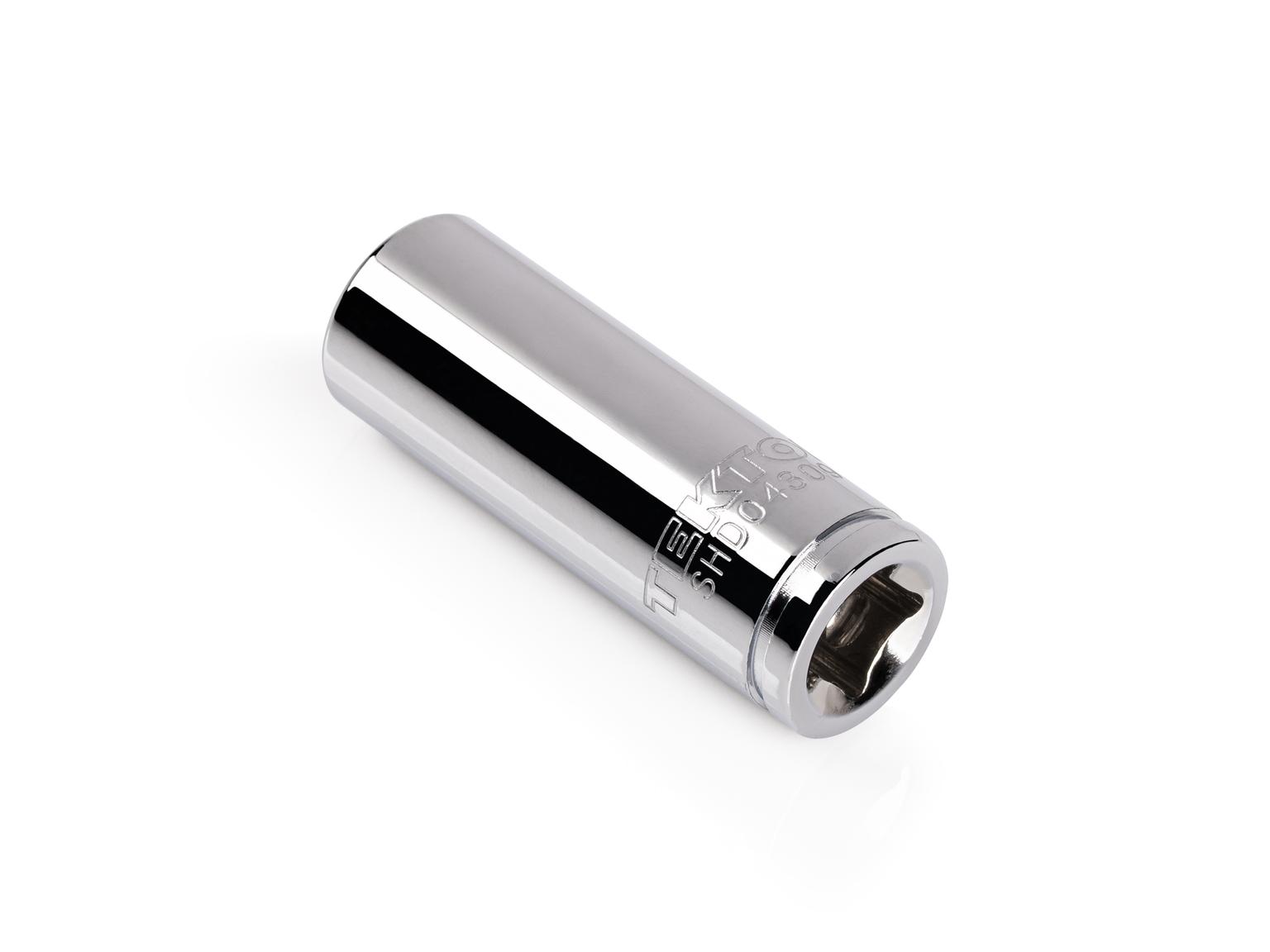 Back angle view of Tekton hand drive 12-point socket. Item #SHD04309