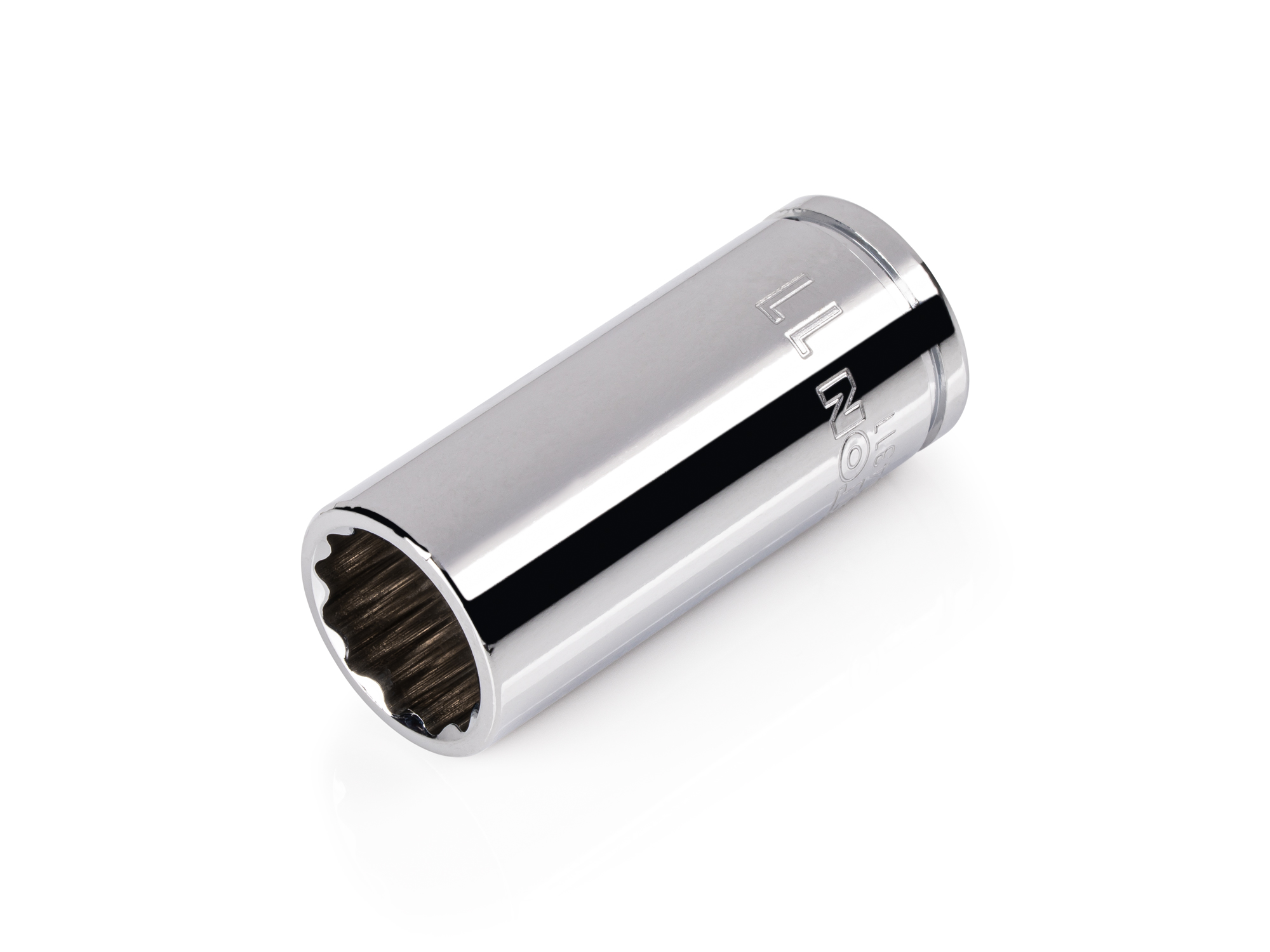 Socket 11 1/4 Inch Drive x 11 mm Semi-Deep 12-Point Socket | TEKTON
