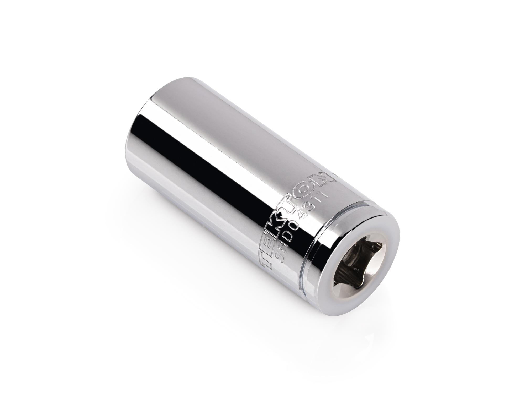 Back angle view of Tekton hand drive 12-point socket. Item #SHD04311