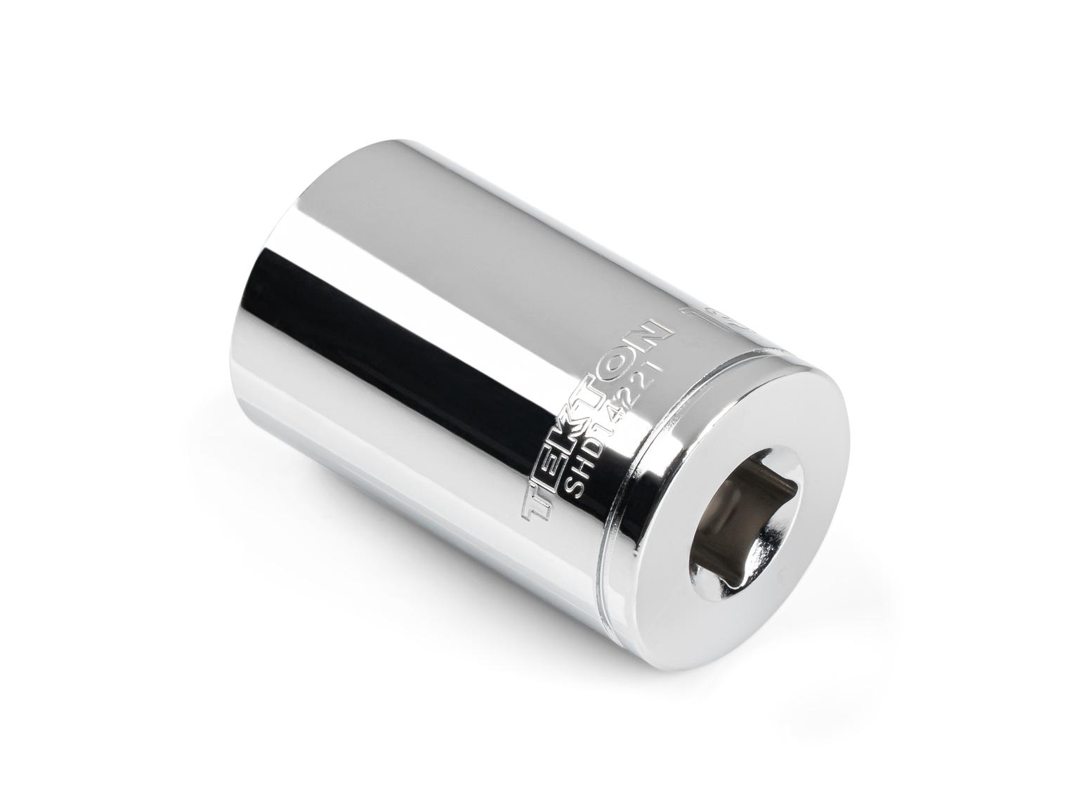 Back angle view of Tekton 13/16 inch hand drive 12-point socket. Item #SHD14221