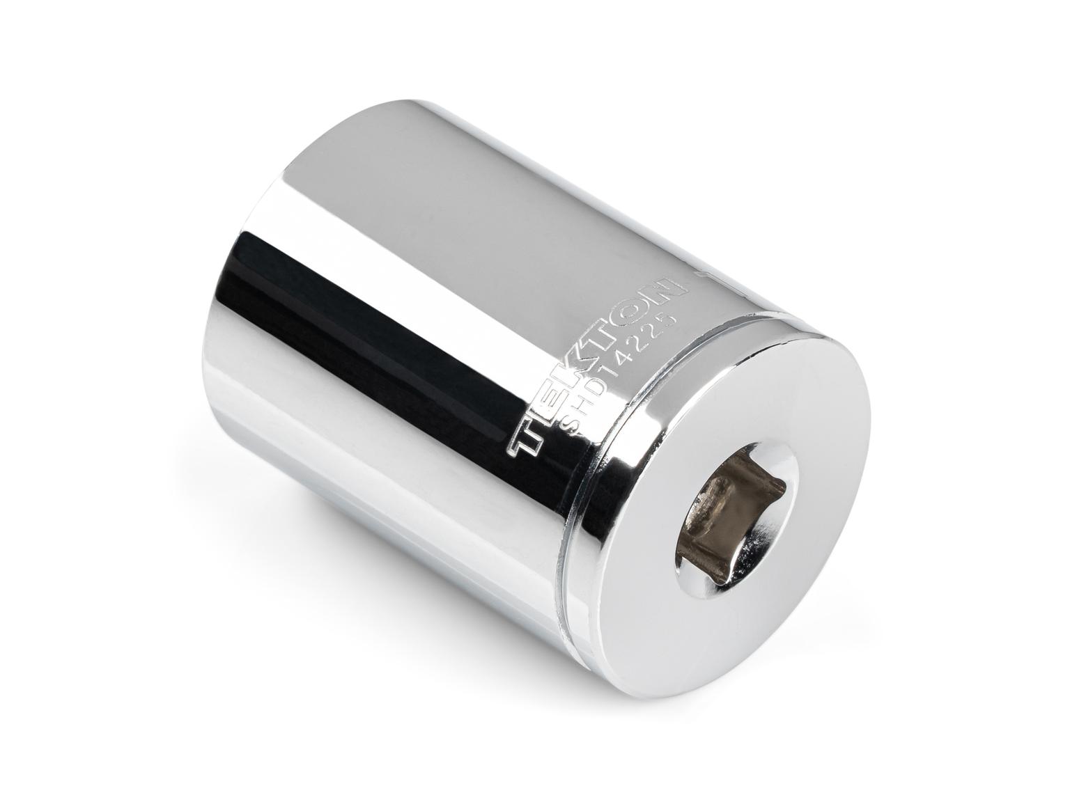 Back angle view of Tekton 1 inch hand drive 12-point socket. Item #SHD14225