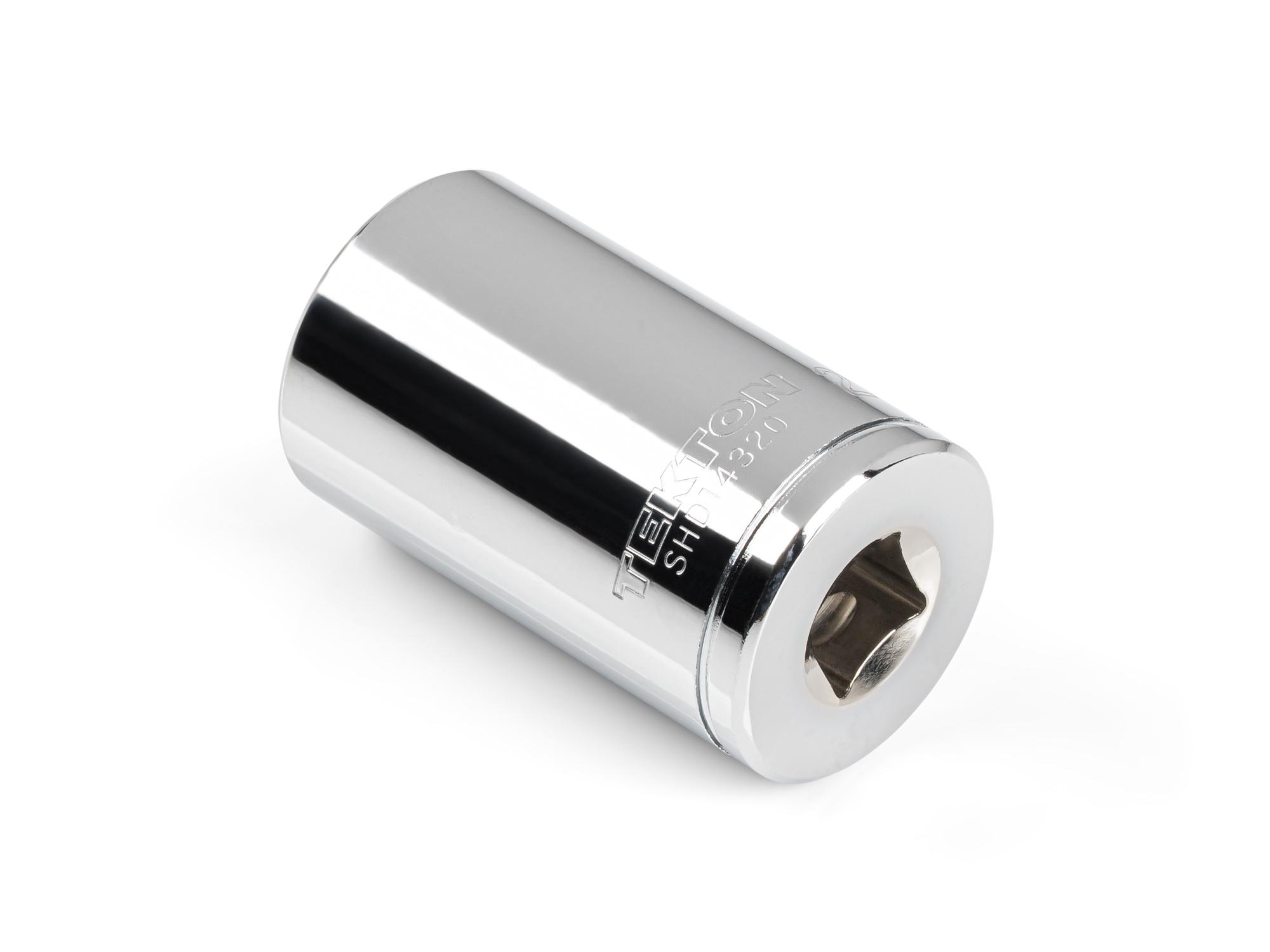 Back angle view of Tekton hand drive 12-point socket. Item #SHD14320