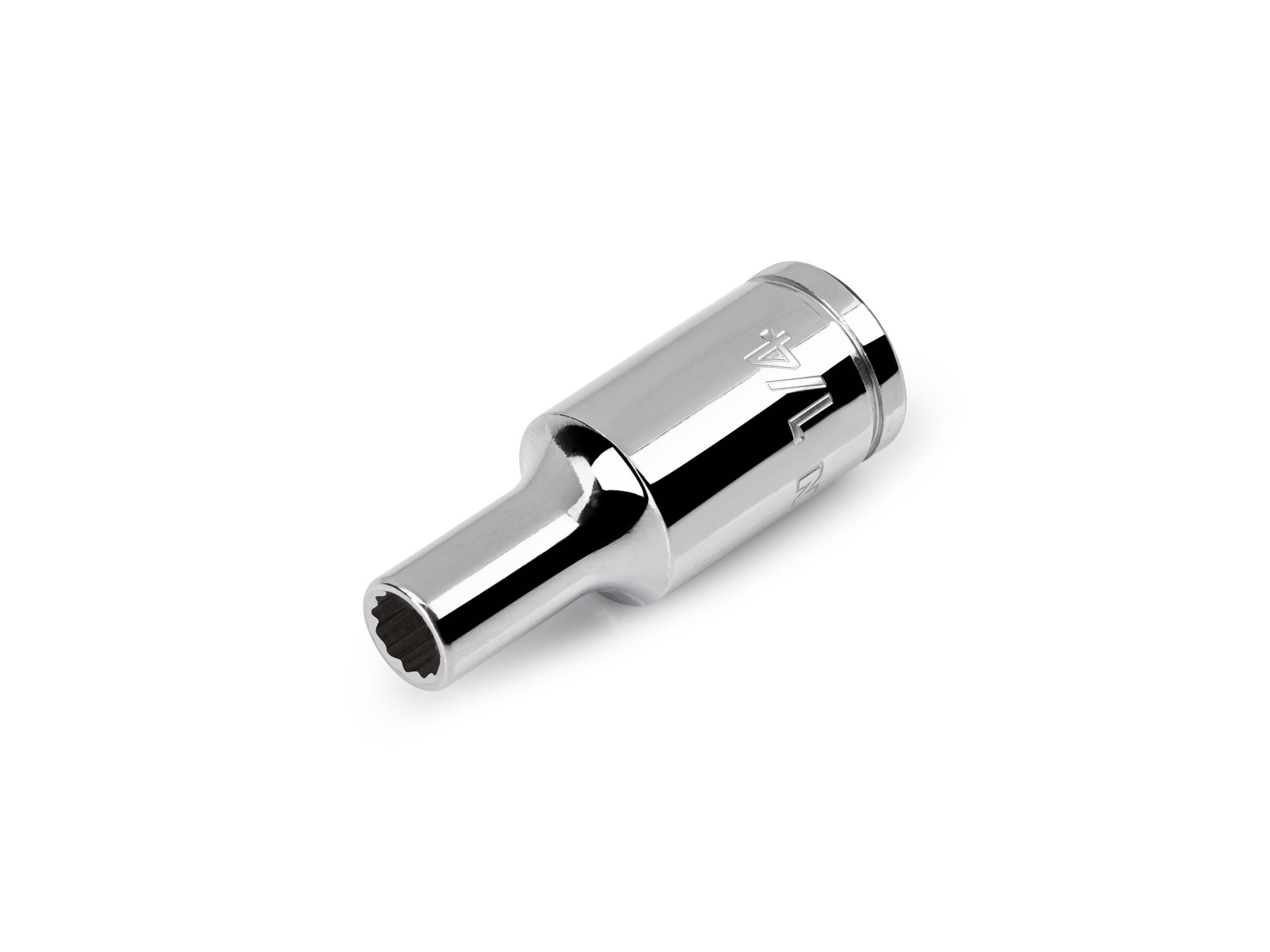 3/8 Inch Drive x 1/4 Inch 12-Point Semi-Deep Socket (Incorrect Shoulder Height)