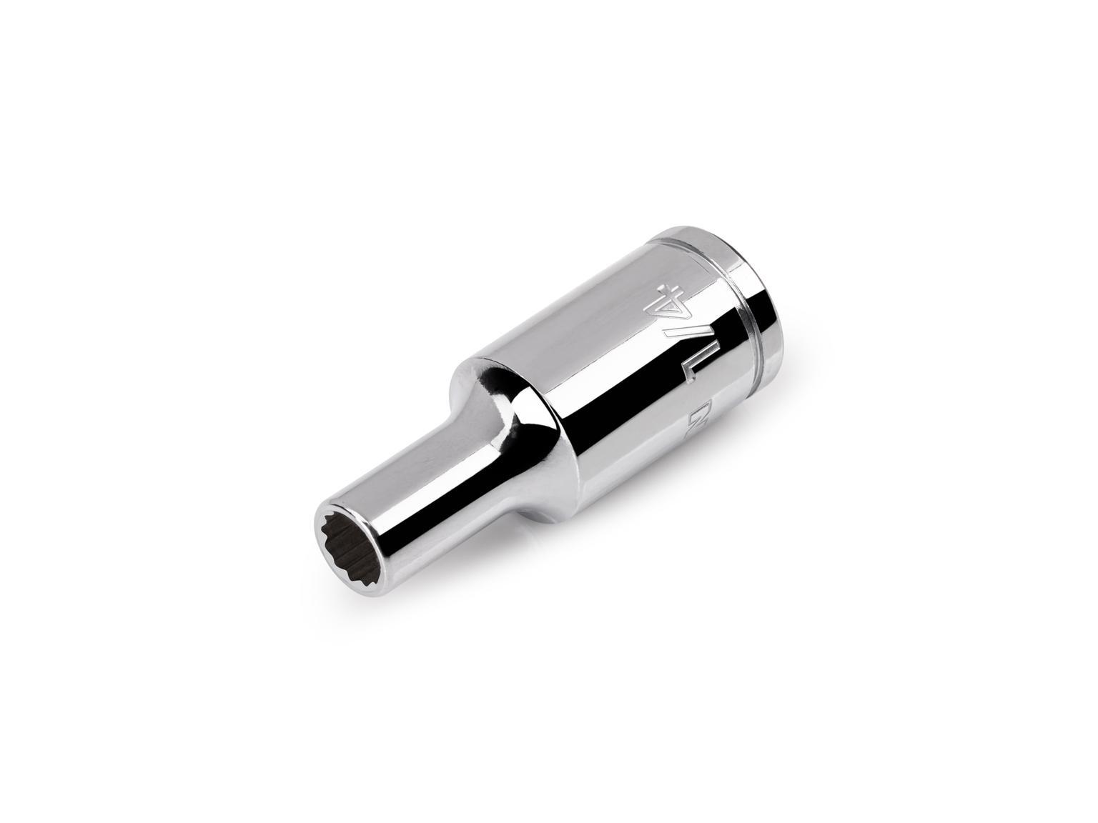 3/8 Inch Drive x 1/4 Inch 12-Point Semi-Deep Socket (Incorrect Shoulder Height)