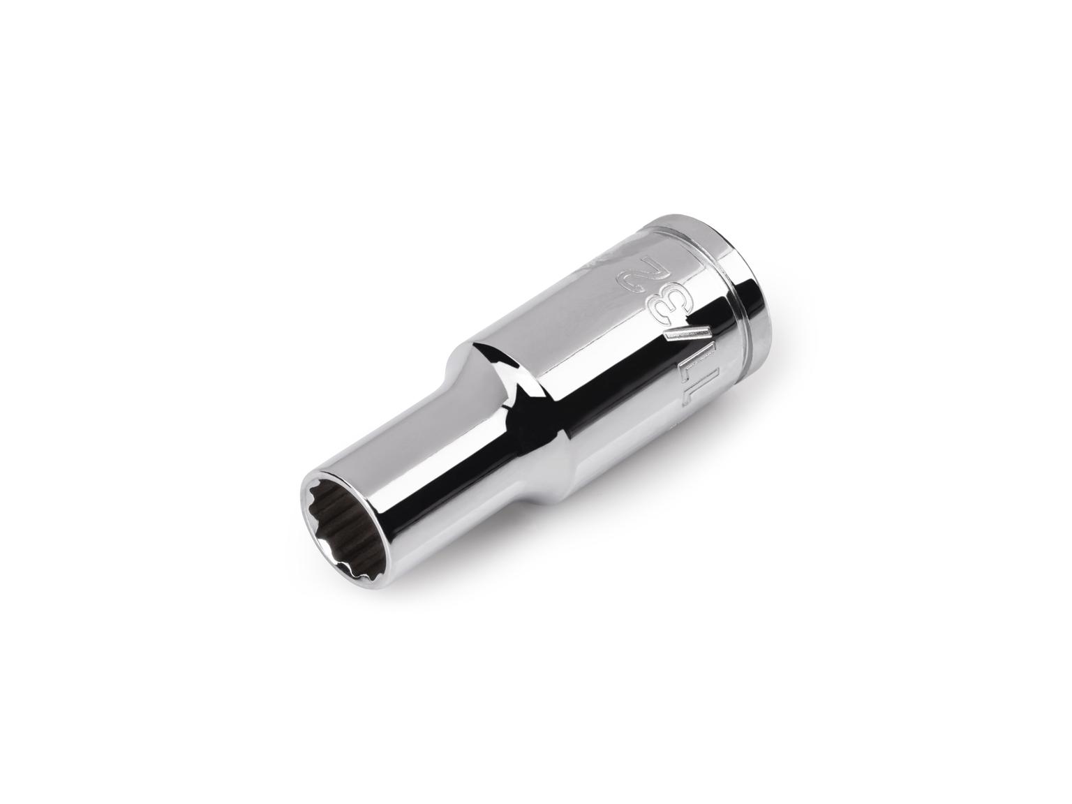 3/8 Inch Drive x 11/32 Inch 12-Point Semi-Deep Socket (Incorrect Shoulder Height)