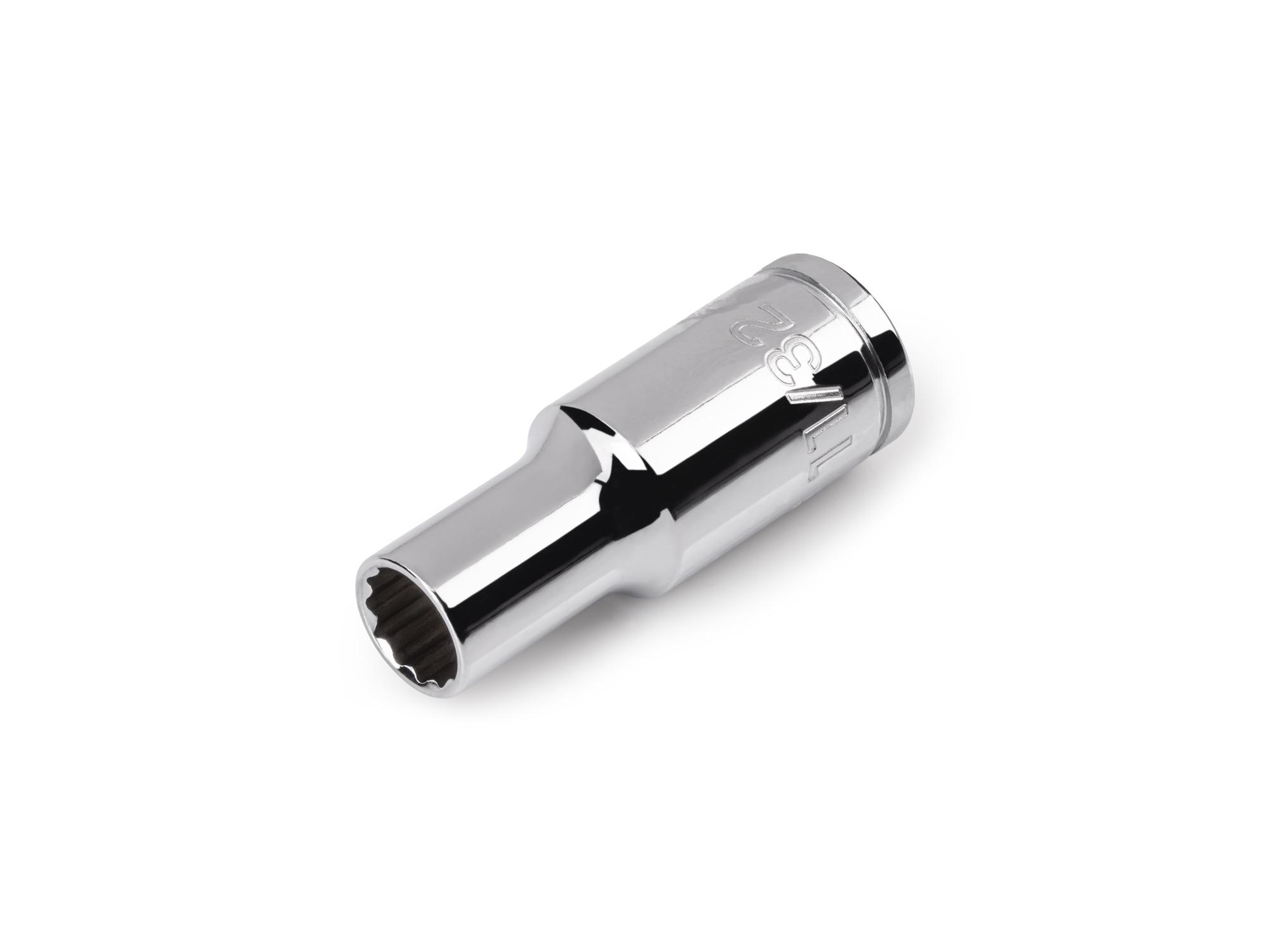 3/8 Inch Drive x 11/32 Inch 12-Point Semi-Deep Socket (Incorrect Shoulder Height)