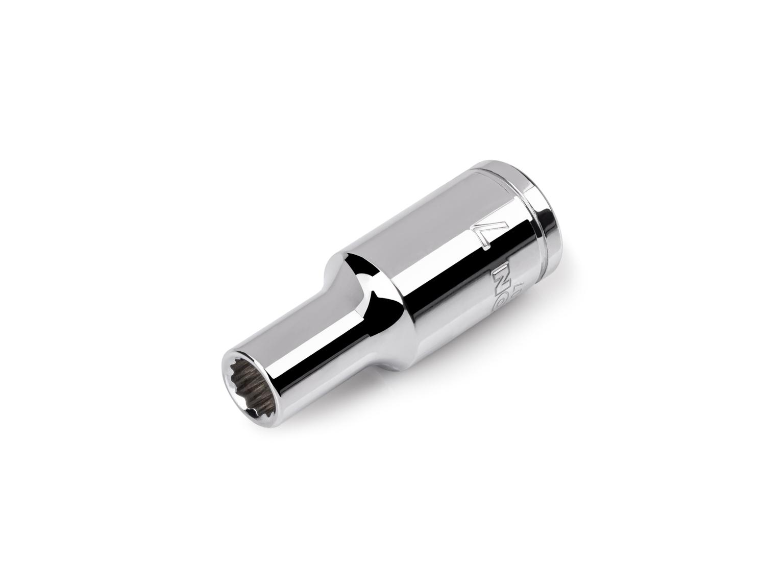 3/8 Inch Drive x 7 mm 12-Point Semi-Deep Socket (Incorrect Shoulder Height)