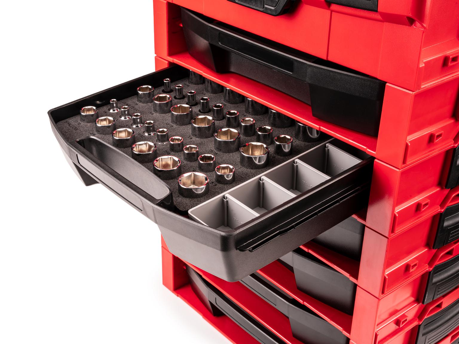 Example shown of Tekton hand drive 6-point socket set. Item #SHD91701