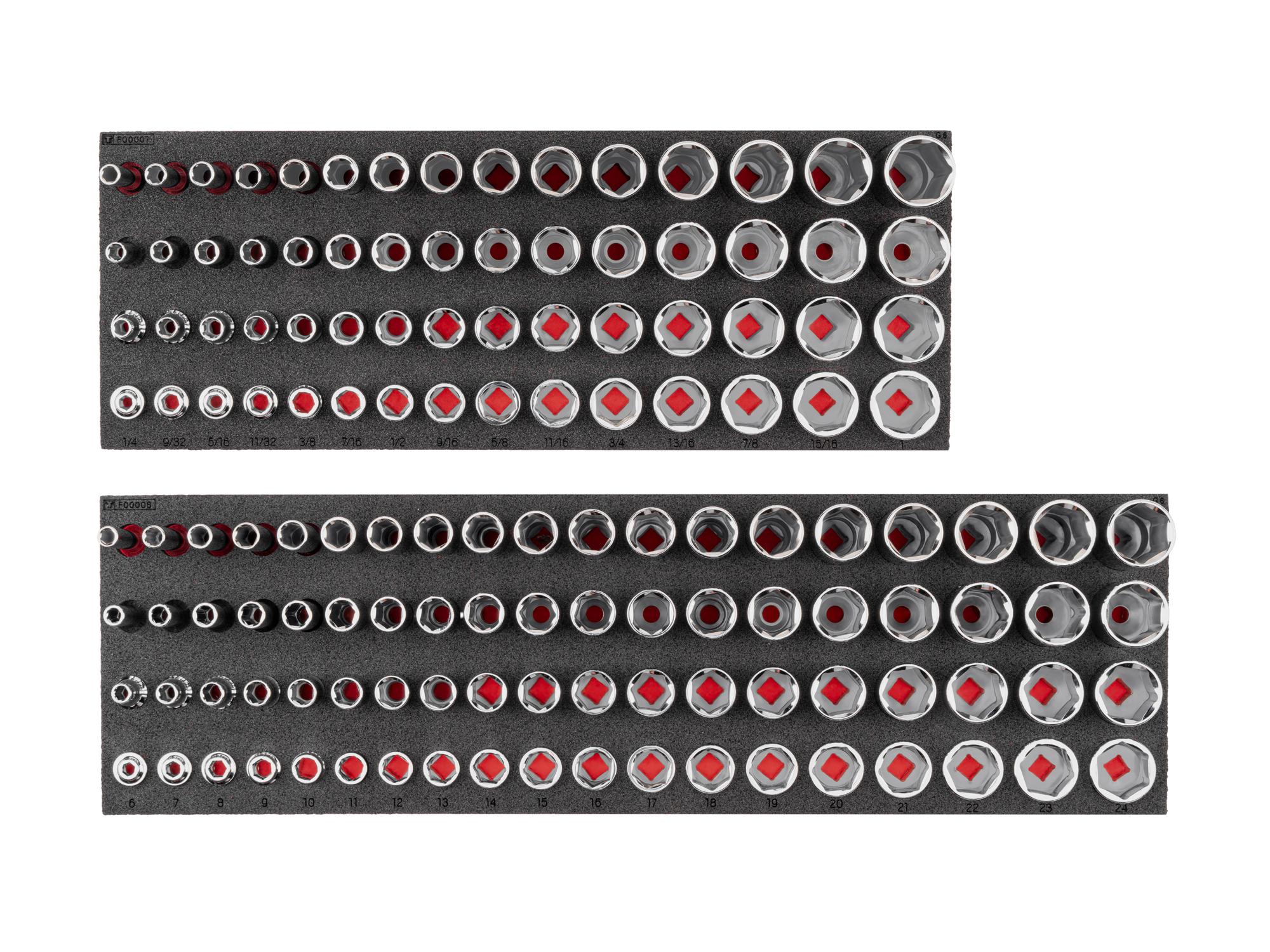 Socket Set with Foam Organizers (136-Piece)