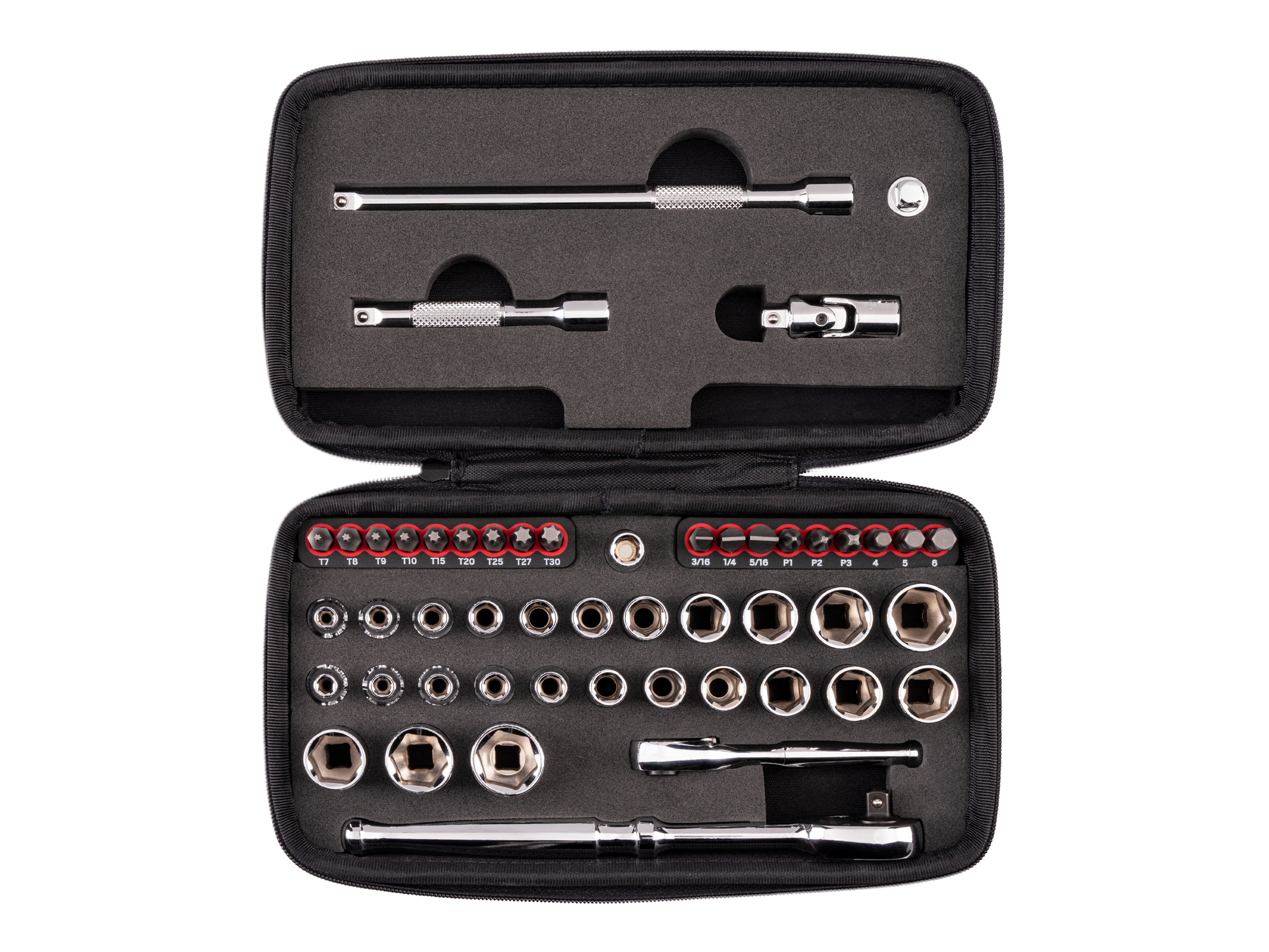 1/4 Inch Drive Small Engine Set (6-Point, Quick-Release) | TEKTON