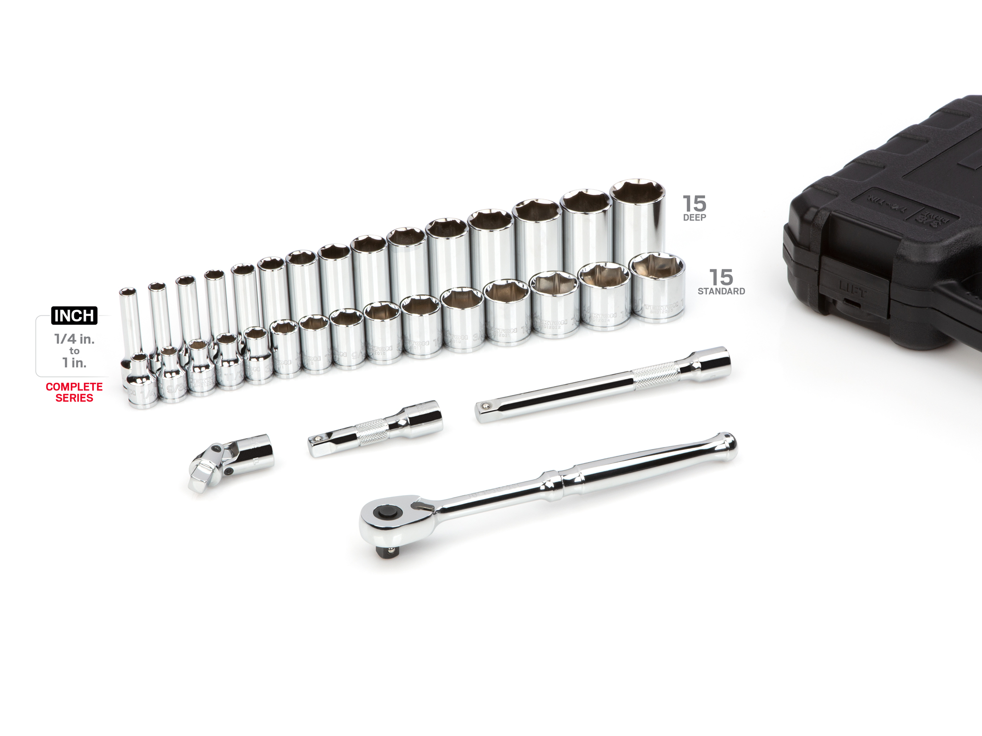 3/8 Inch Drive 6-Point Socket And Ratchet Set (73-Piece) | TEKTON