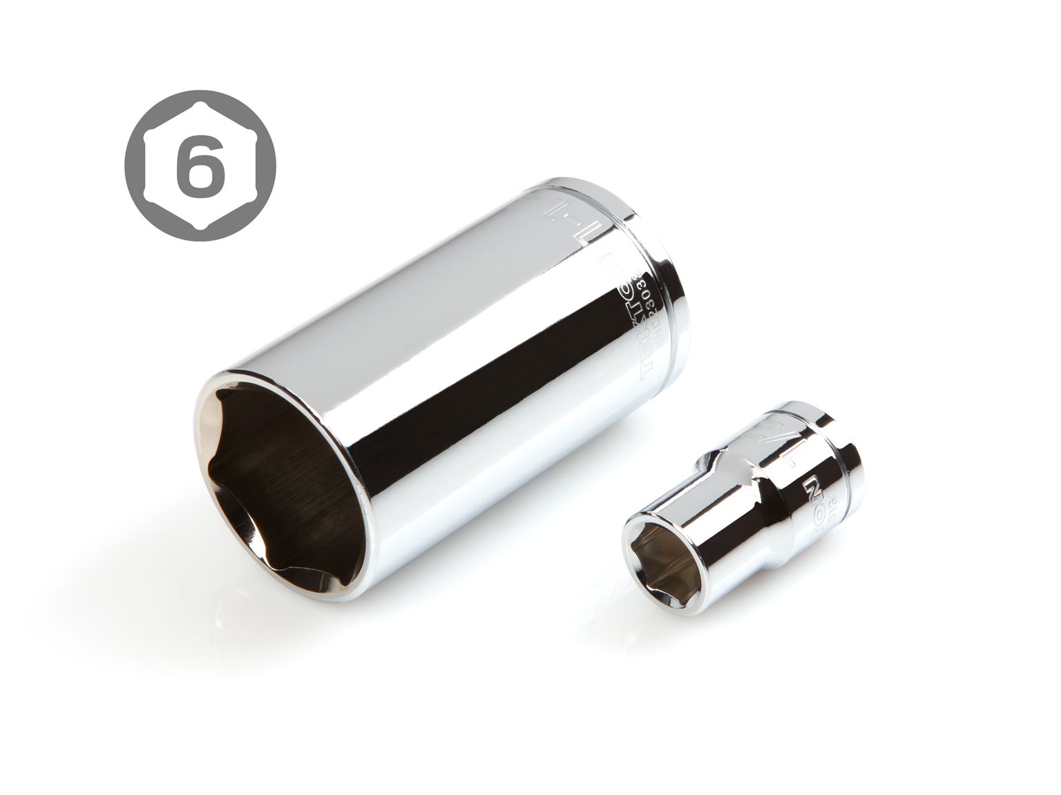 Tekton case hand drive 6-point socket set. Item #SKT25101