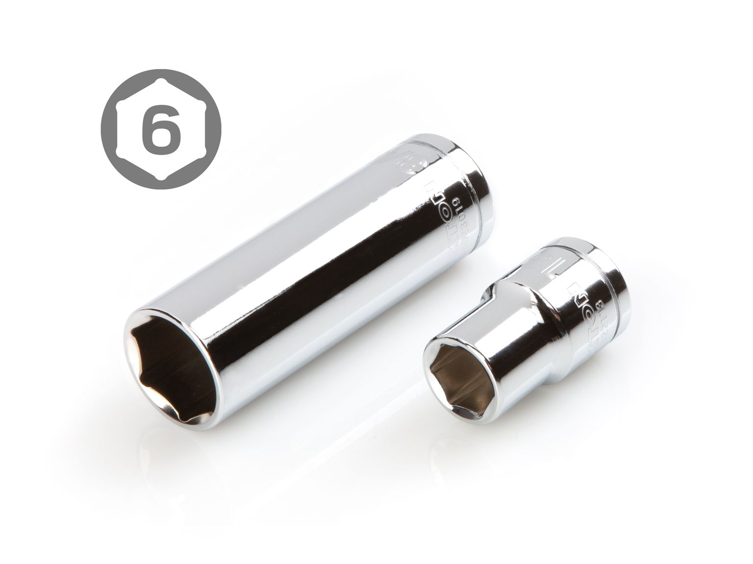 Tekton case hand drive 6-point socket set. Item #SKT25301