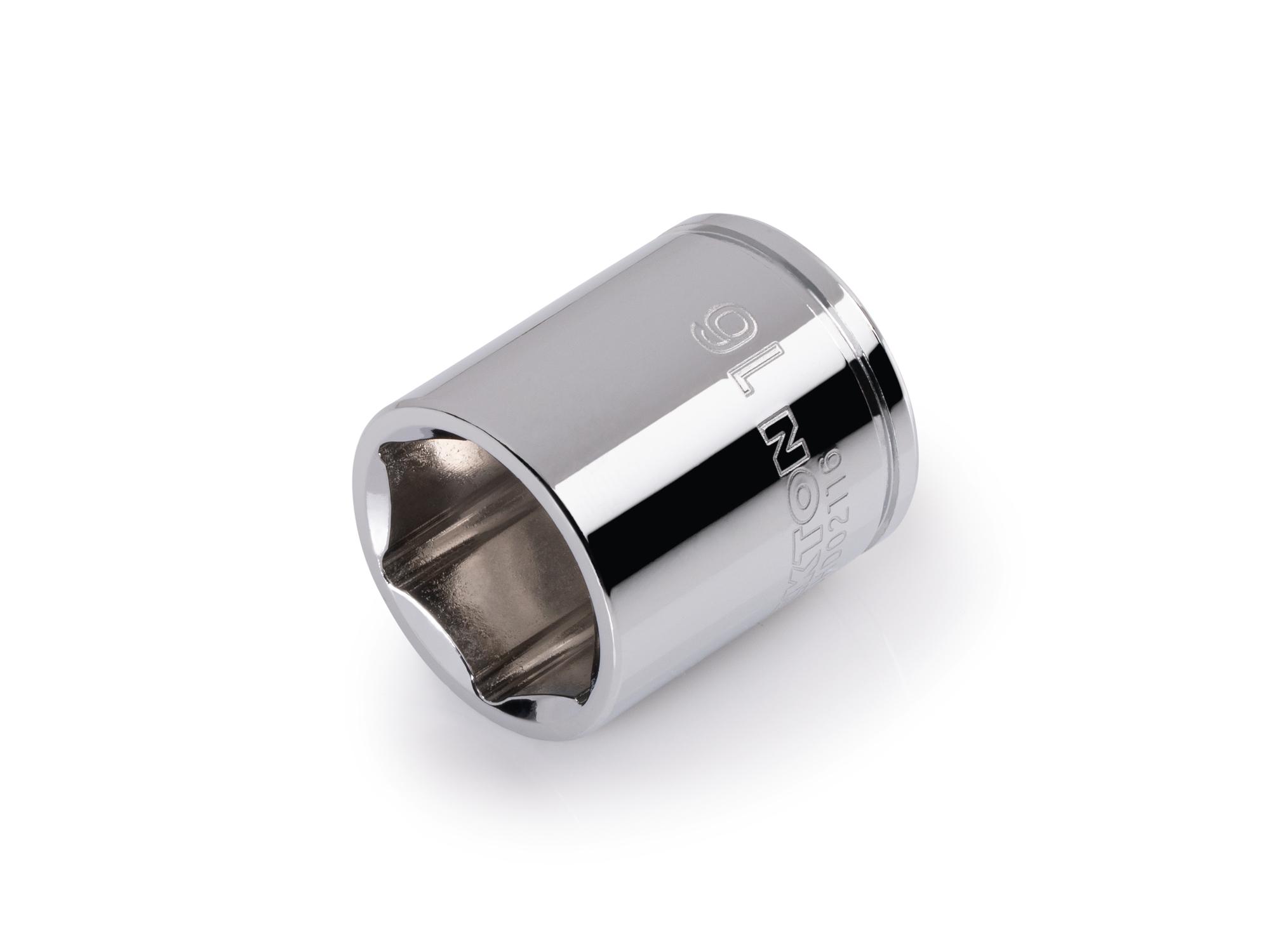 TEKTON 1/4 Inch Drive x 16 mm Shallow 6-Point Socket