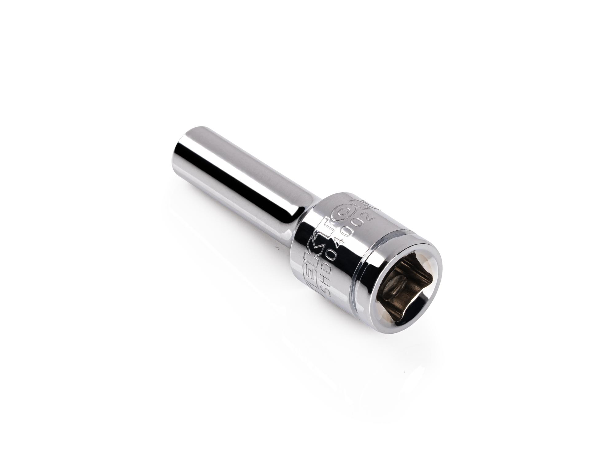 Back angle view of Tekton hand drive 6-point socket. Item #SHD04002