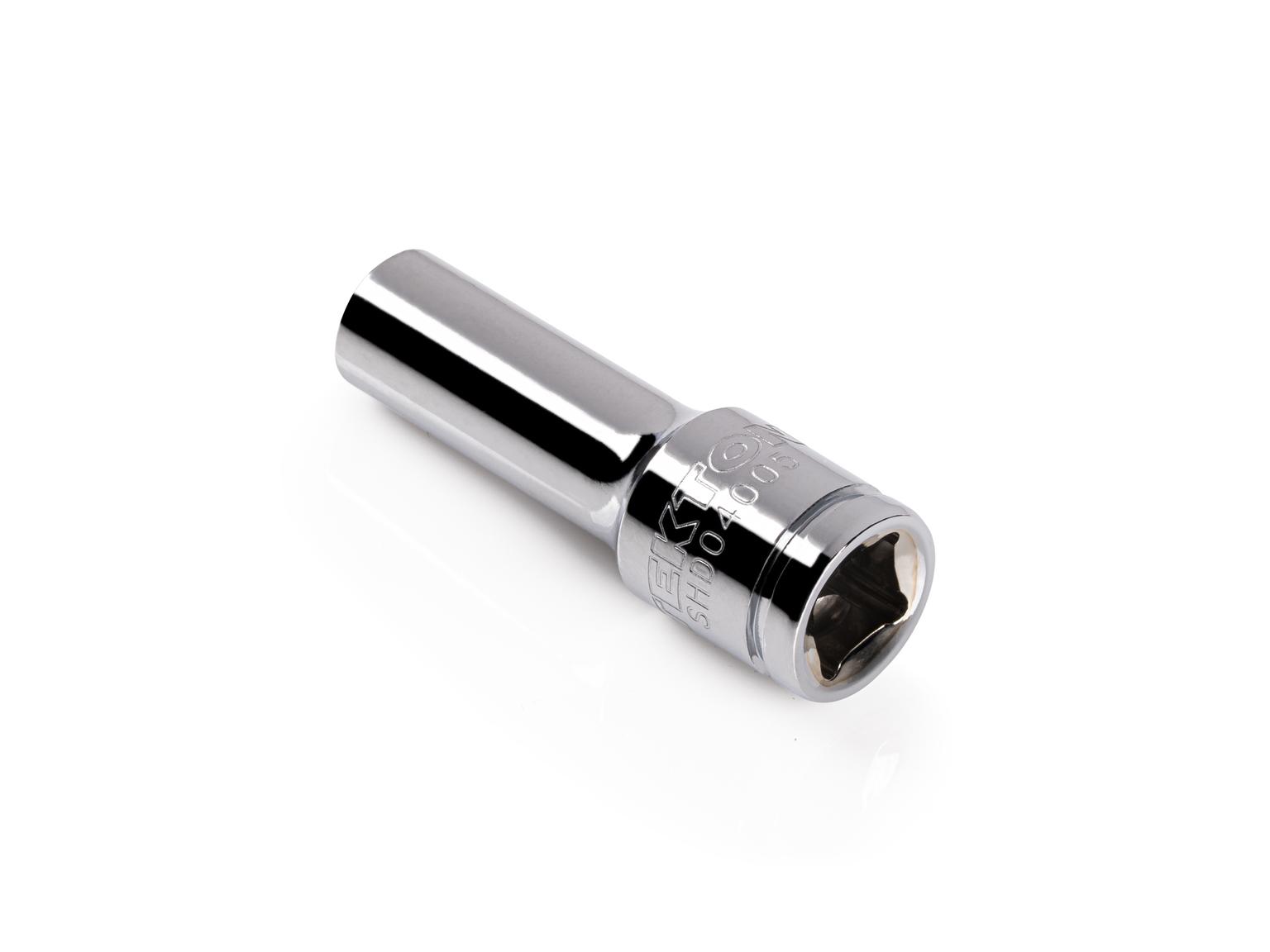 Back angle view of Tekton hand drive 6-point socket. Item #SHD04005